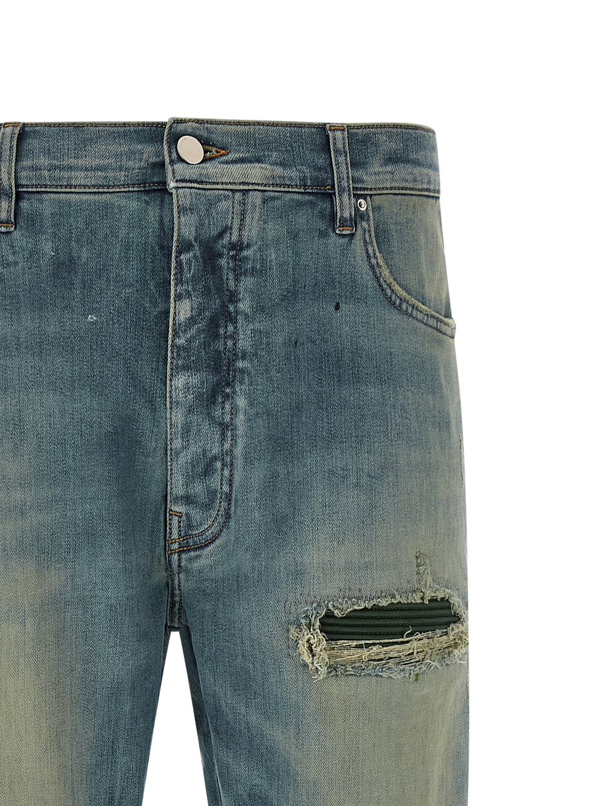 Amiri Blaue Baumwolljeans im Relaxed Fit