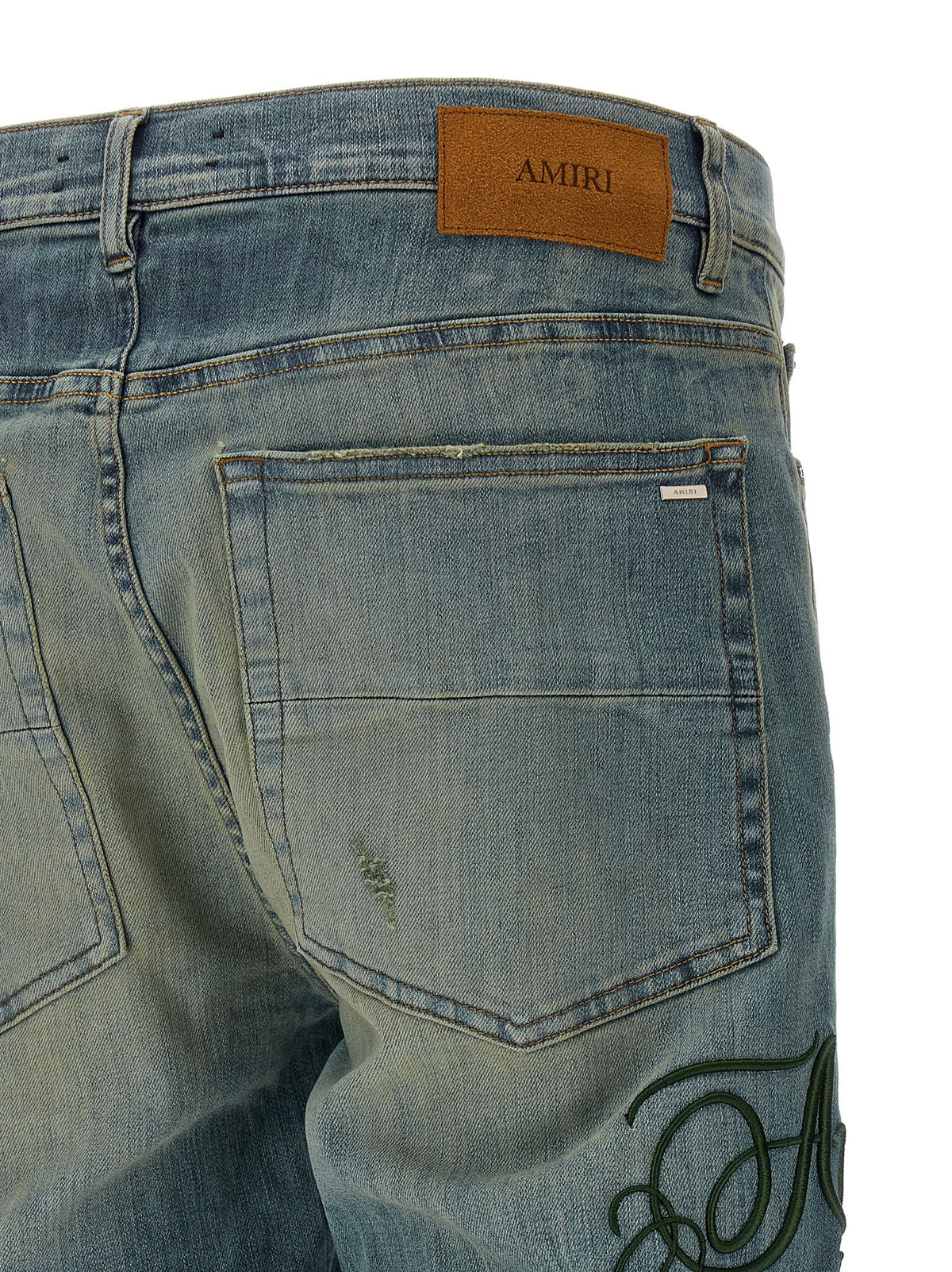 Amiri Blaue Baumwolljeans im Relaxed Fit