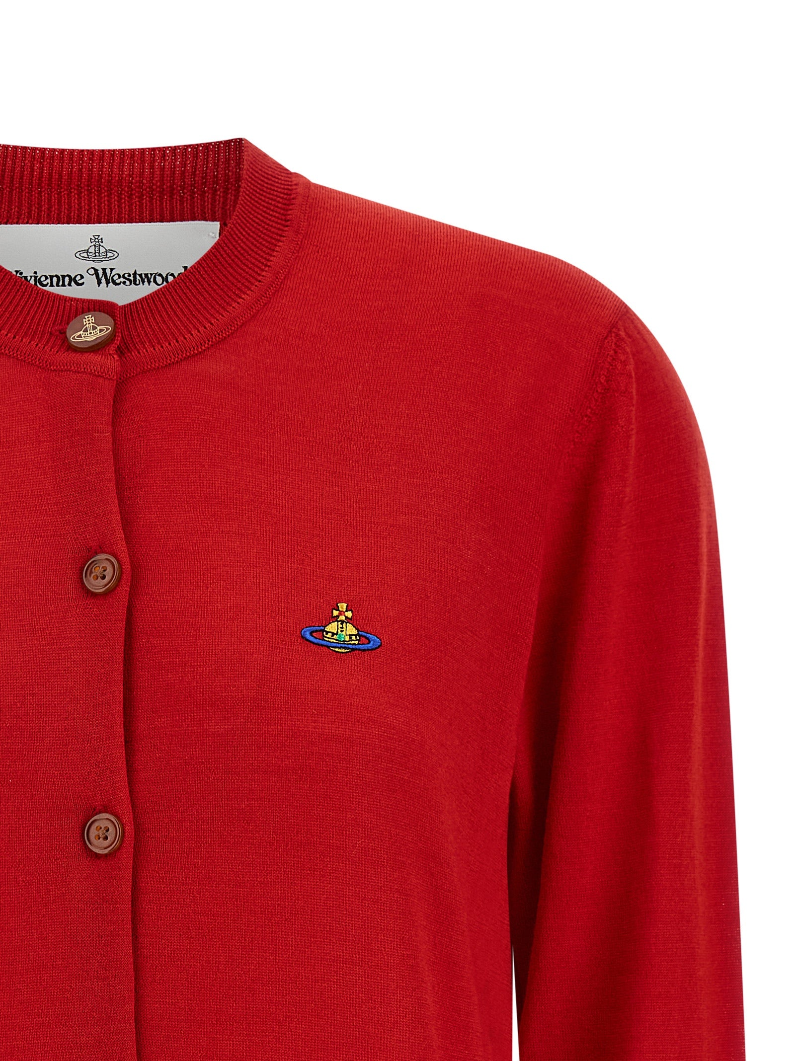 Vivienne Westwood Mehrfarbige Wollstrickjacke