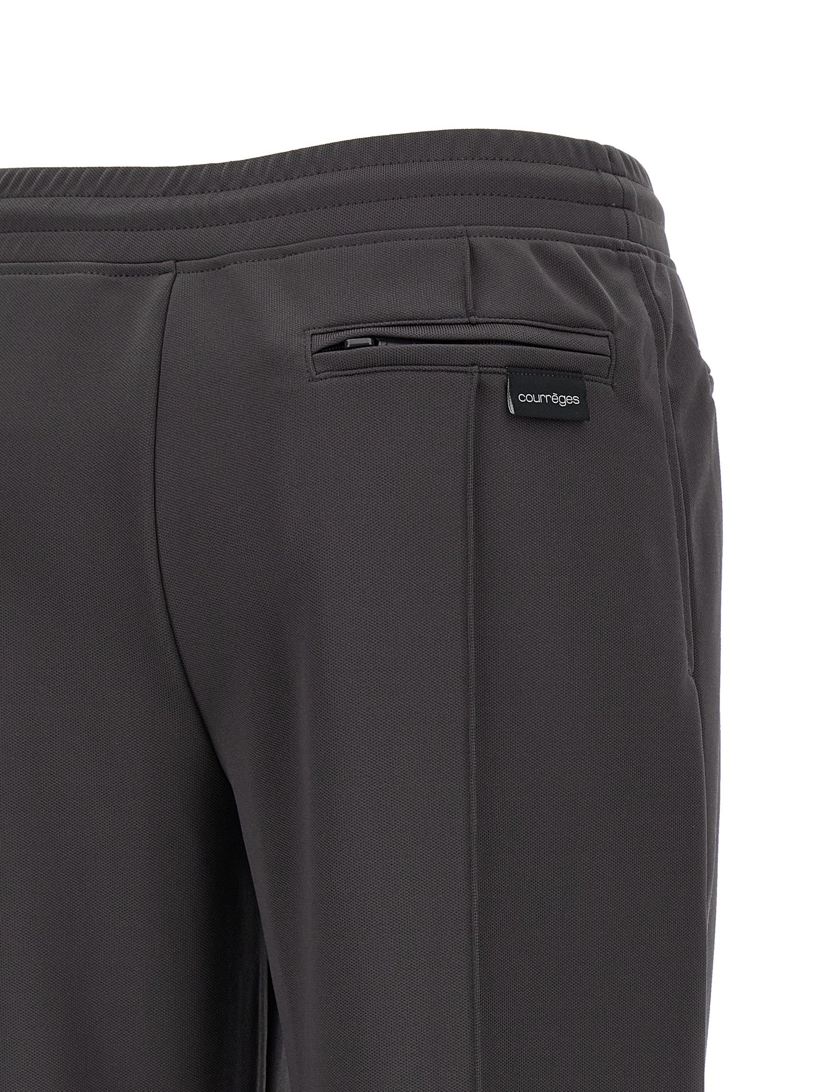 Courrèges Graue Jogginghose aus Polyester (Trainingshose)