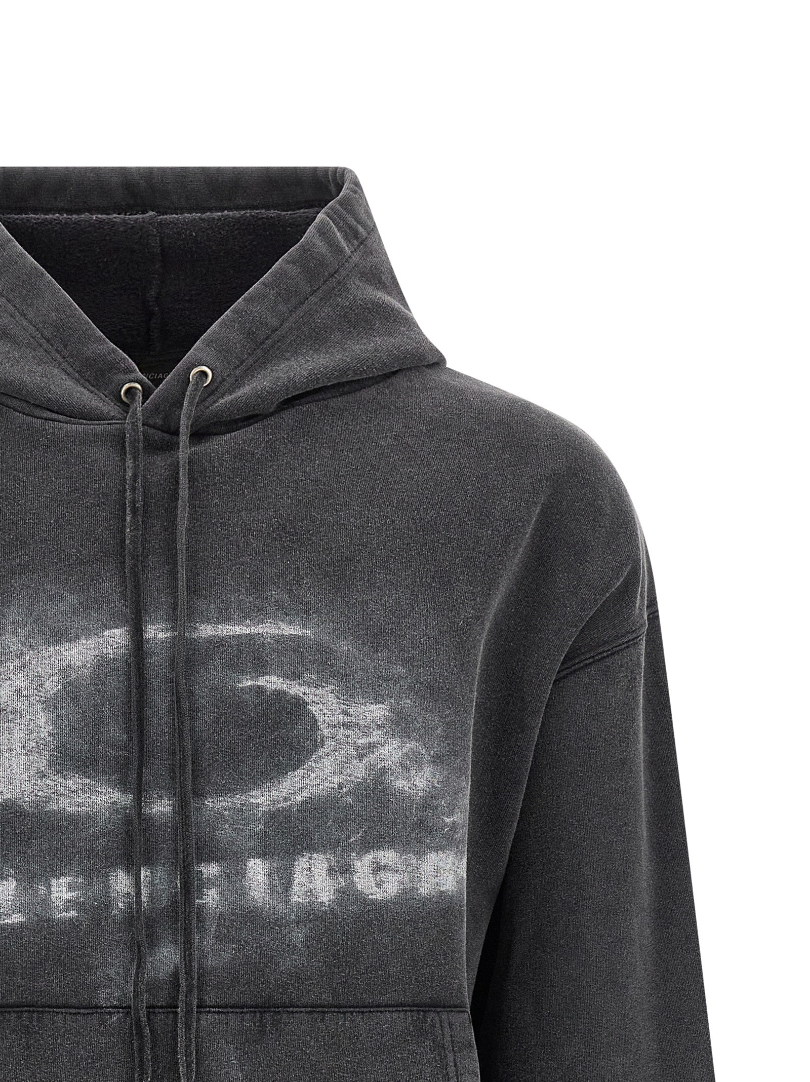 Balenciaga Zweifarbiger Baumwollpullover