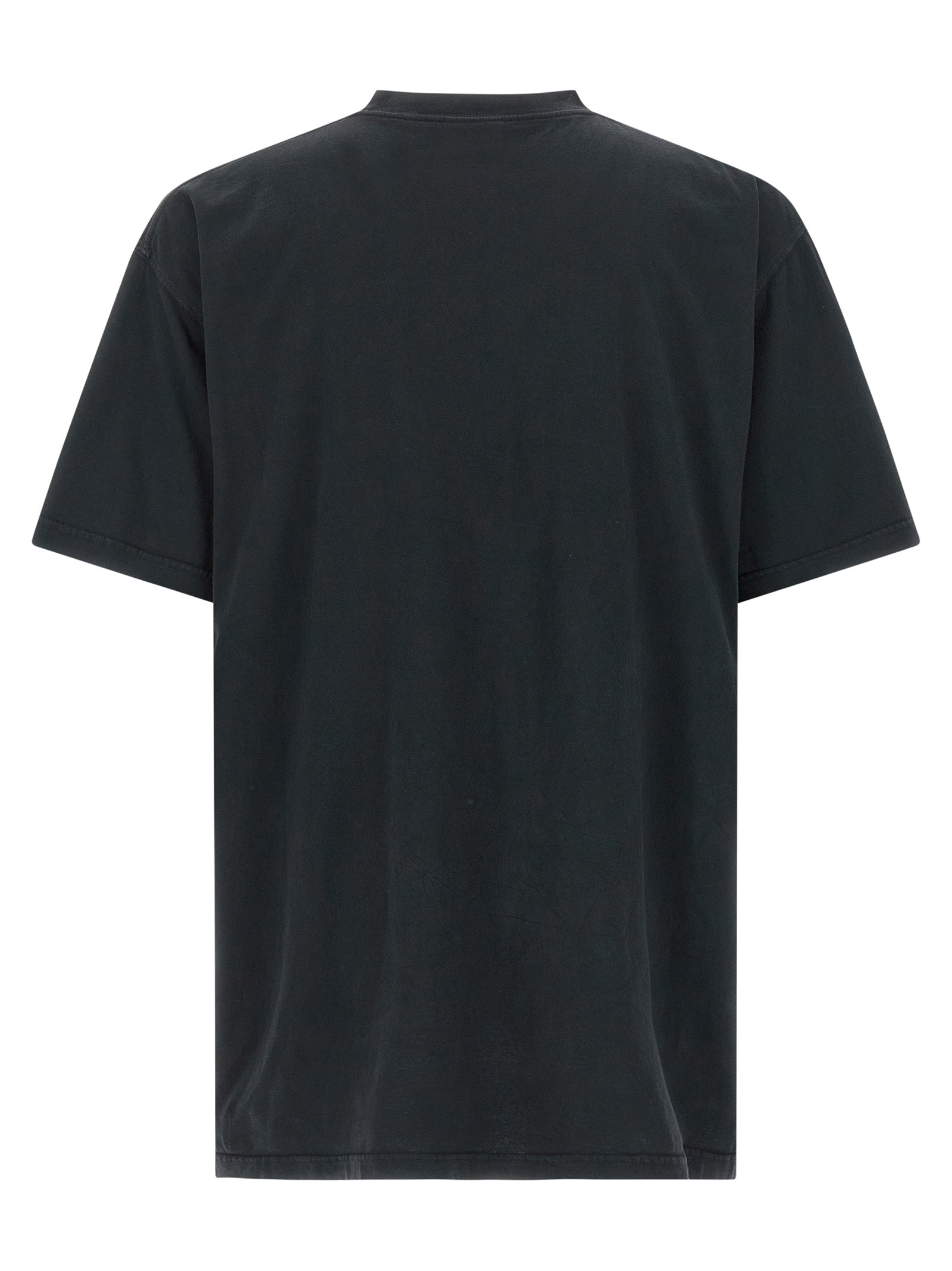 Balenciaga Schwarzes Baumwoll-T-Shirt