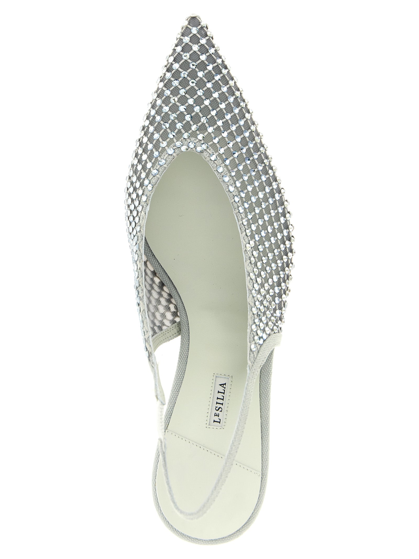 LE SILLA Graue Pumps aus Polyester mit mittlerem Absatz