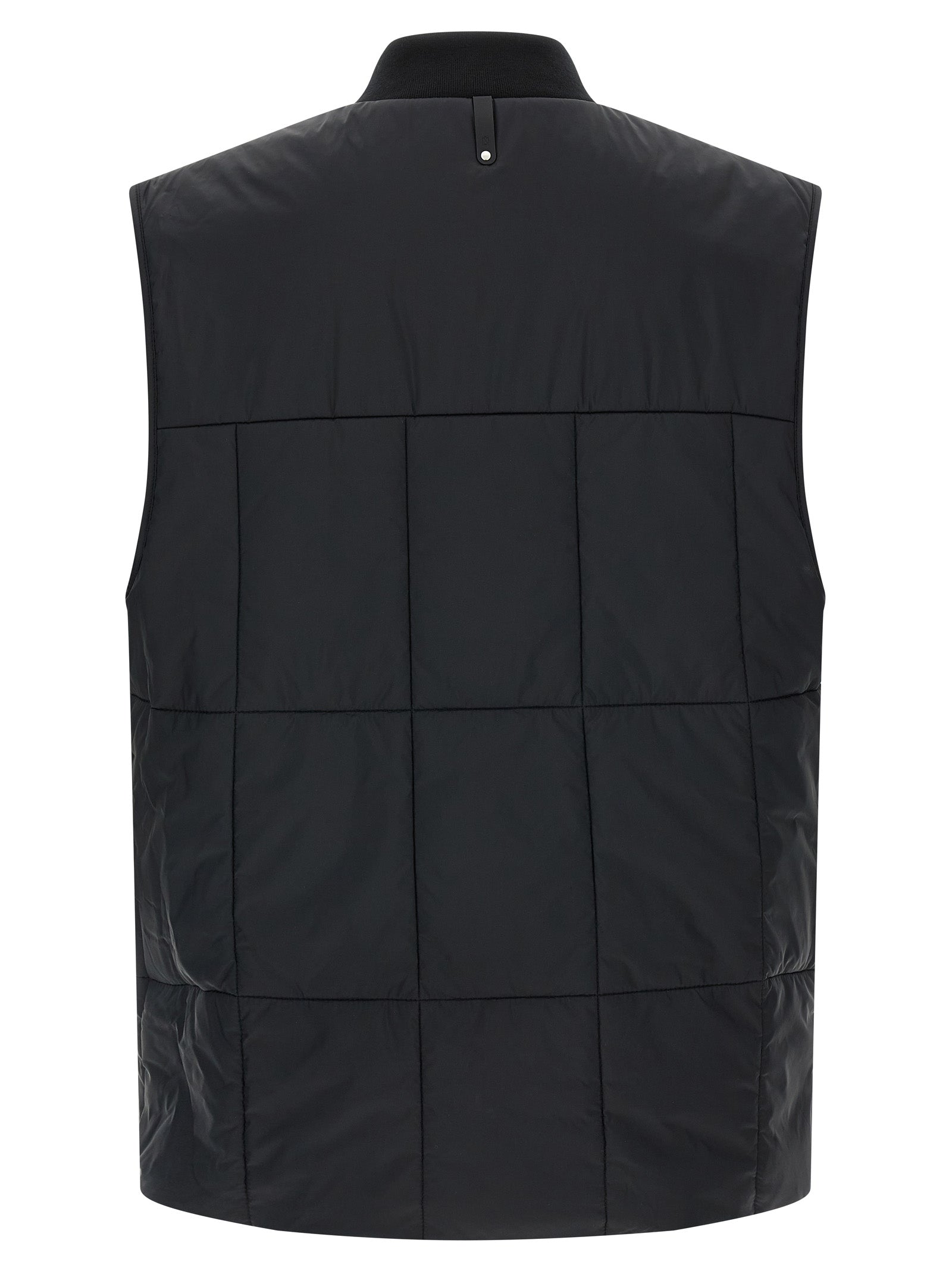 Mackage Schwarze ärmellose Nylon-Jacke