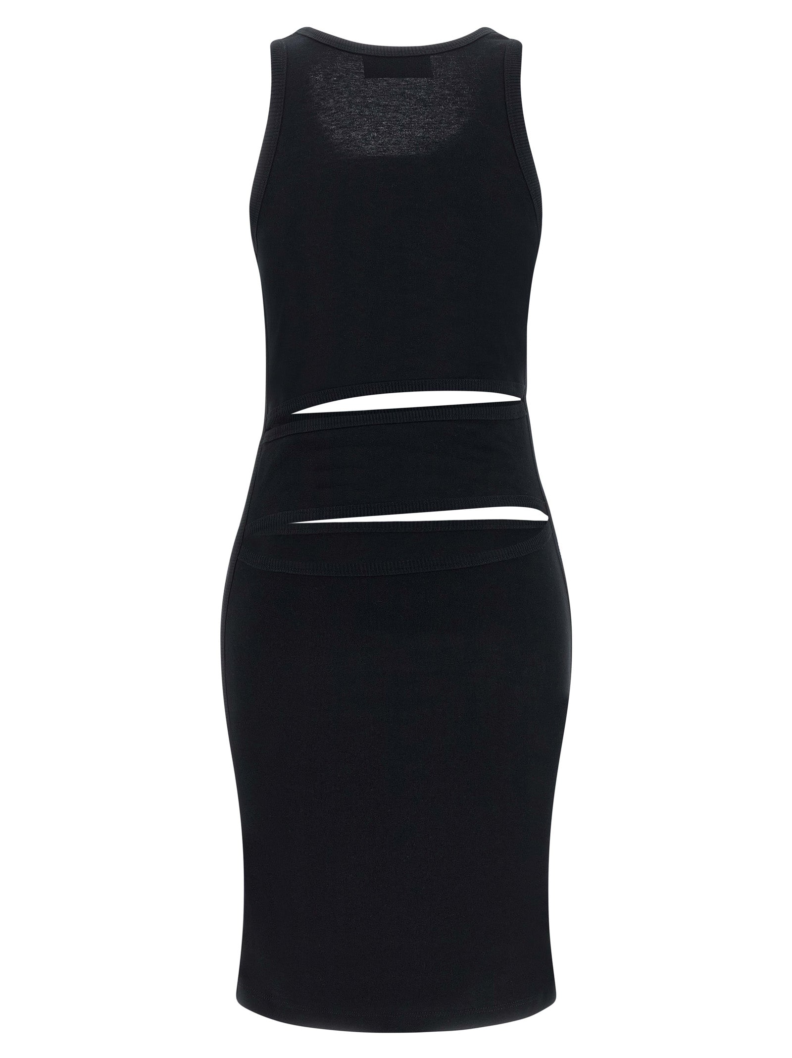 Coperni Schwarzes kurzes Kleid aus Bio-Baumwolle