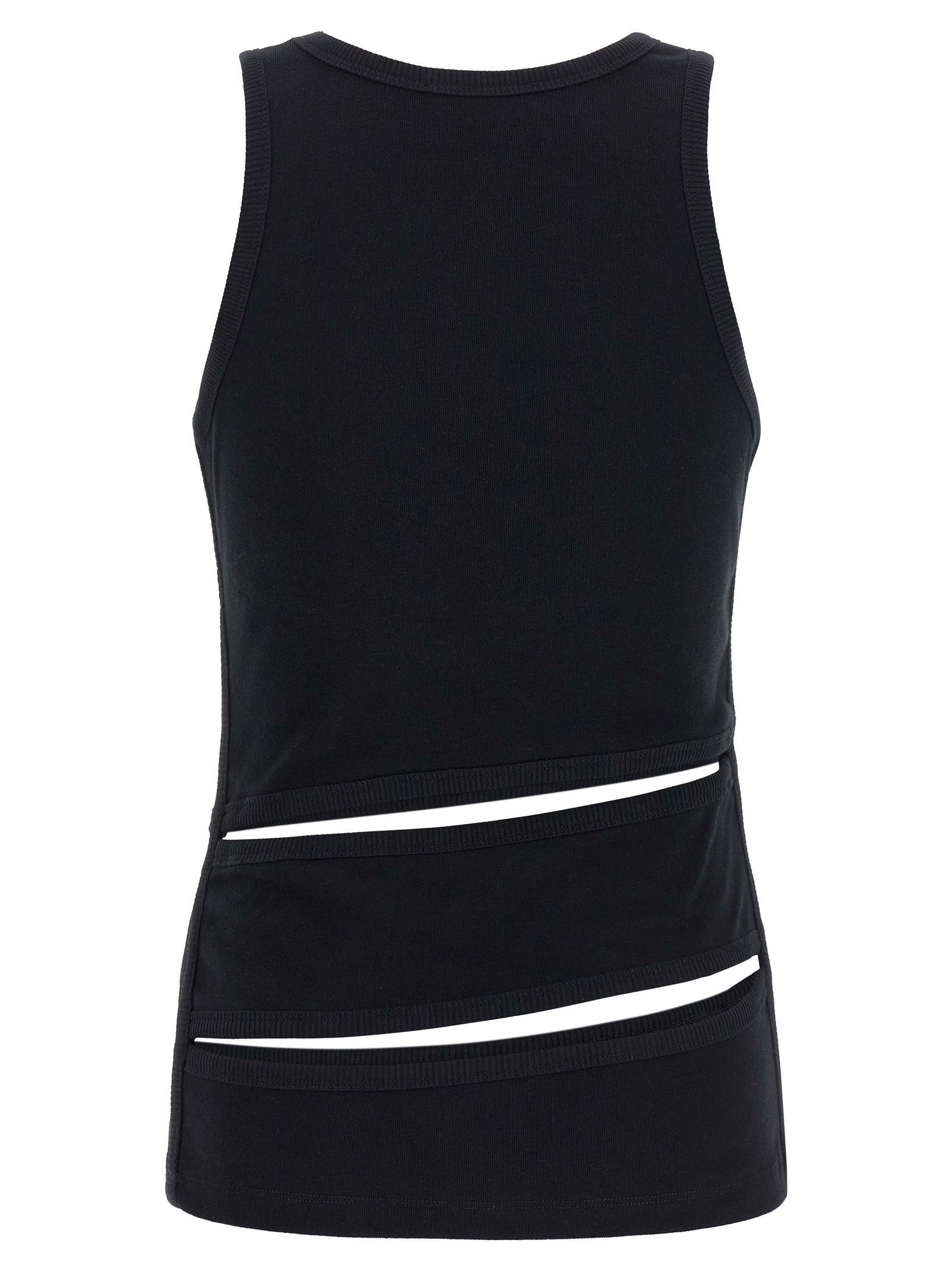 Coperni Schwarzes Bio-Baumwoll-Tanktop