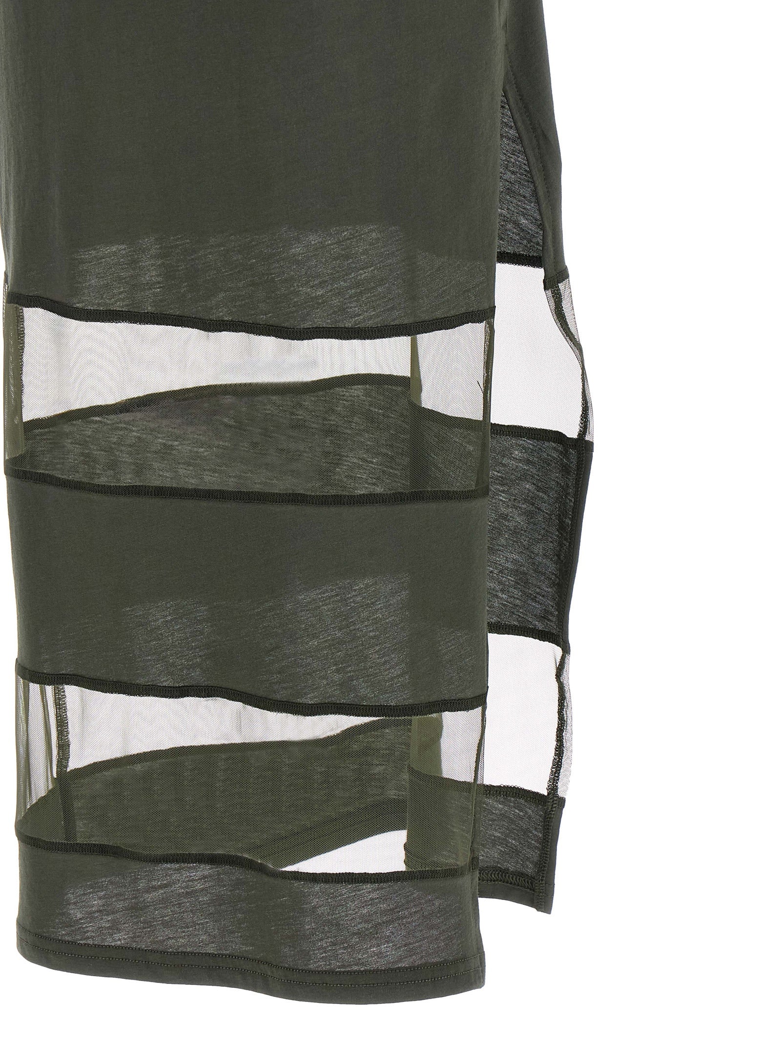 Coperni Zweifarbige Baumwoll-Maxikleid