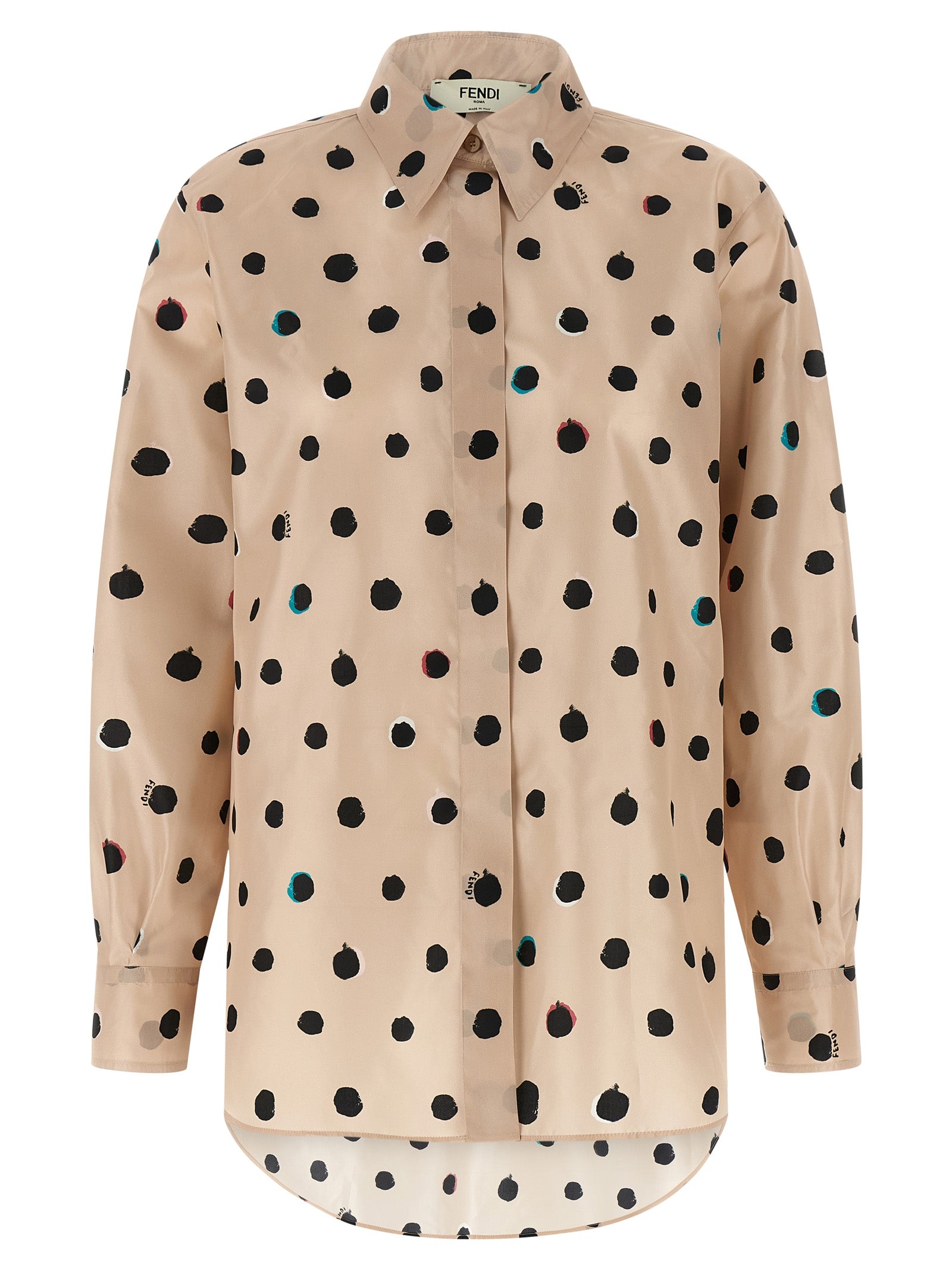 Fendi Mehrfarbige Seidenbluse