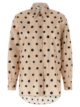 Fendi Mehrfarbige Seidenbluse