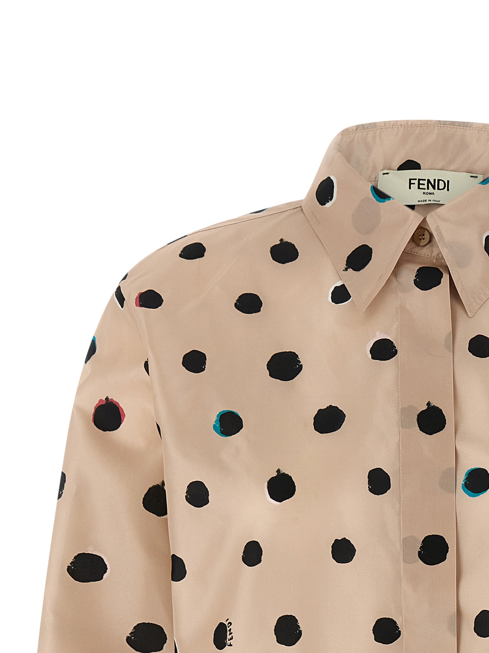 Fendi Mehrfarbige Seidenbluse