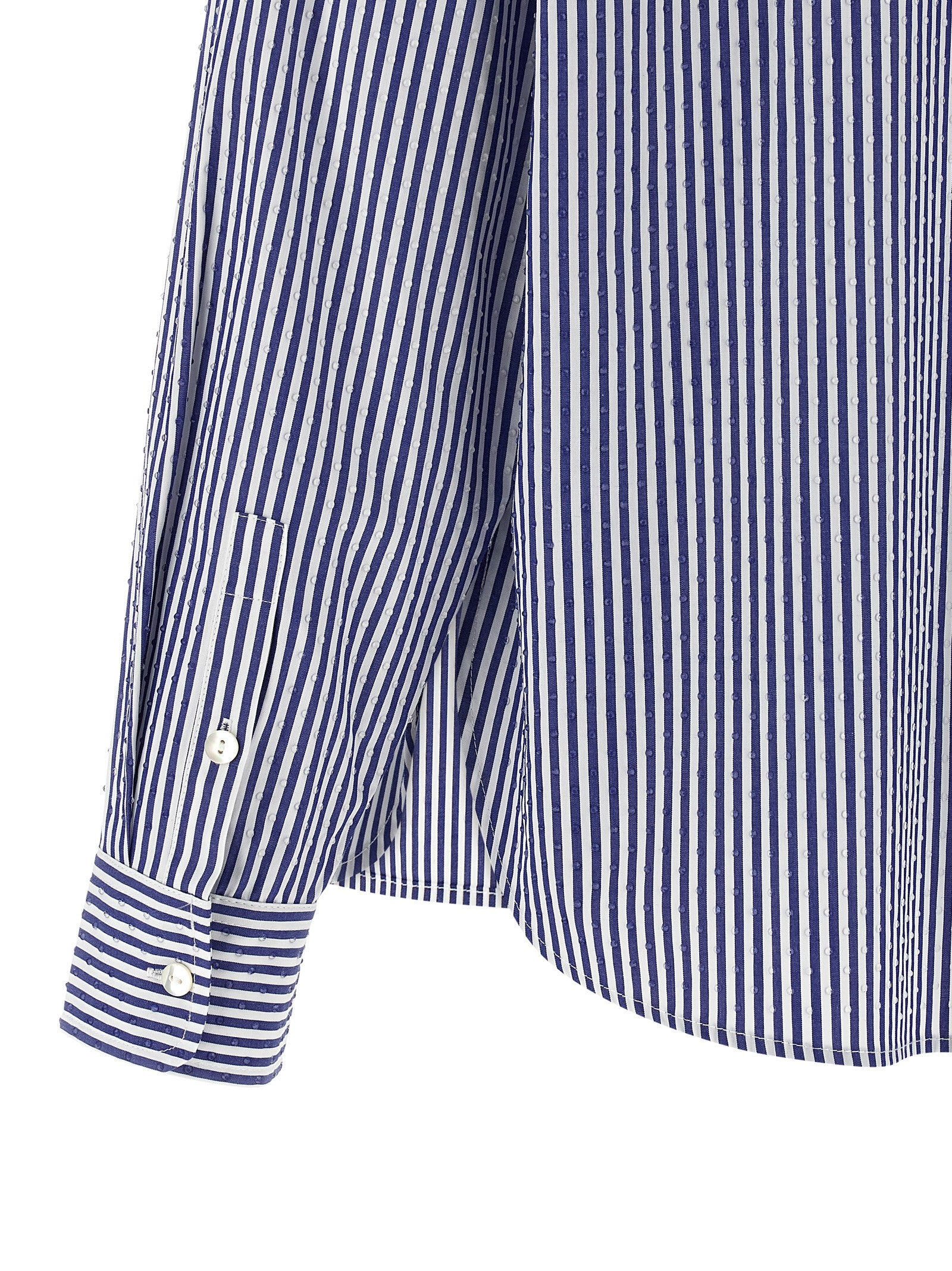 P.A.R.O.S.H. Blaue Baumwollbluse