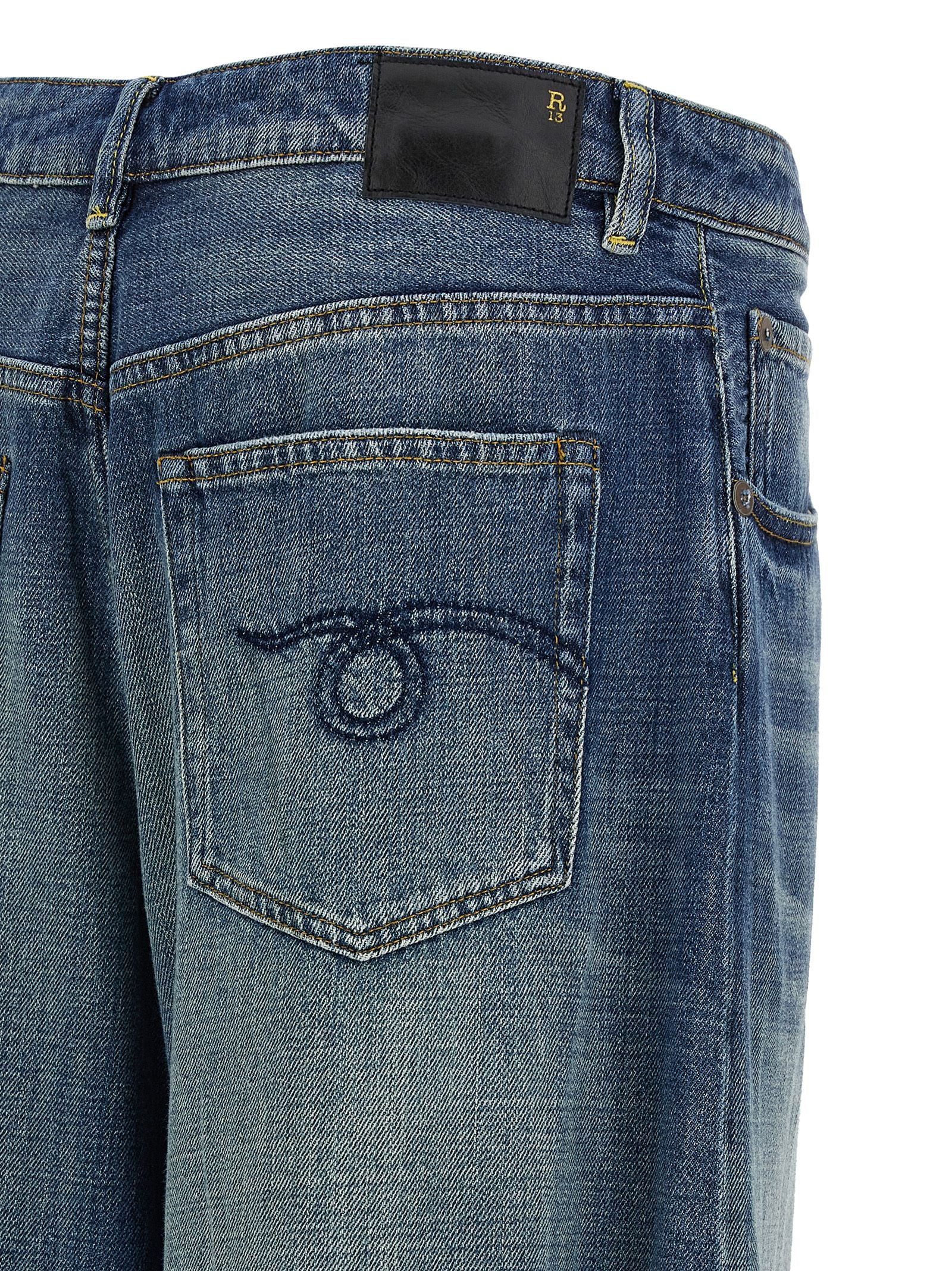 R13 Blaue Baumwolljeans Denim