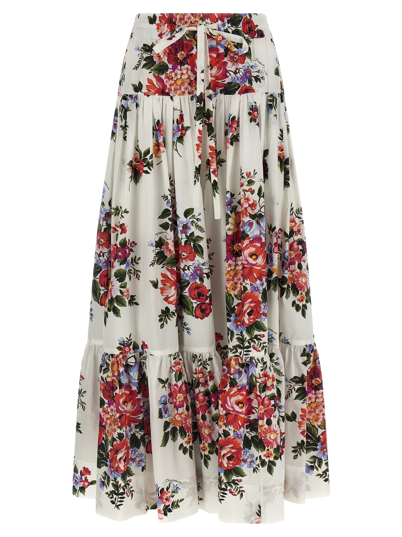 Dolce & Gabbana Weißrock aus Baumwolle
