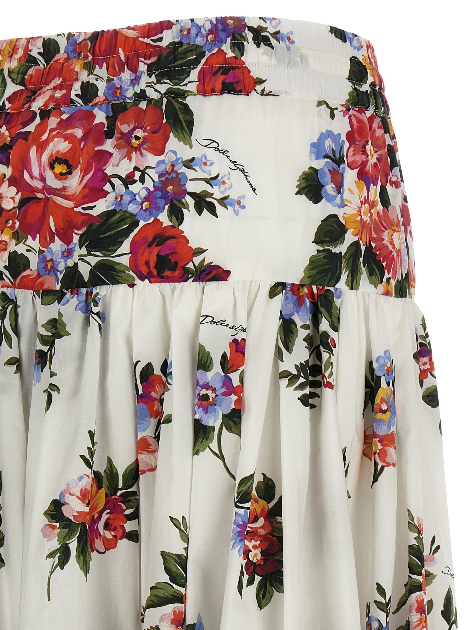 Dolce & Gabbana Weißrock aus Baumwolle