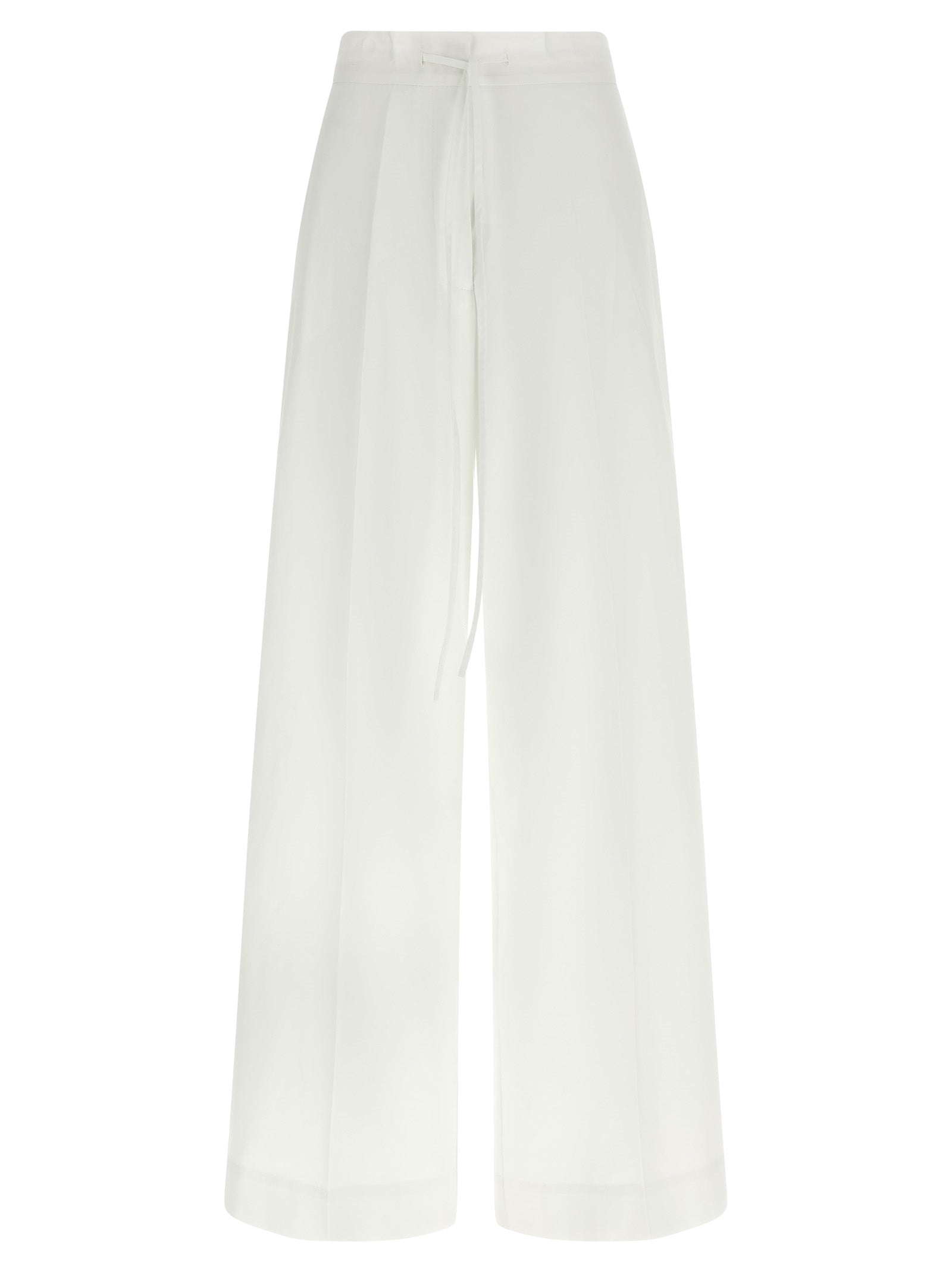 P.A.R.O.S.H. Weiße Baumwollhose im Casual-Look