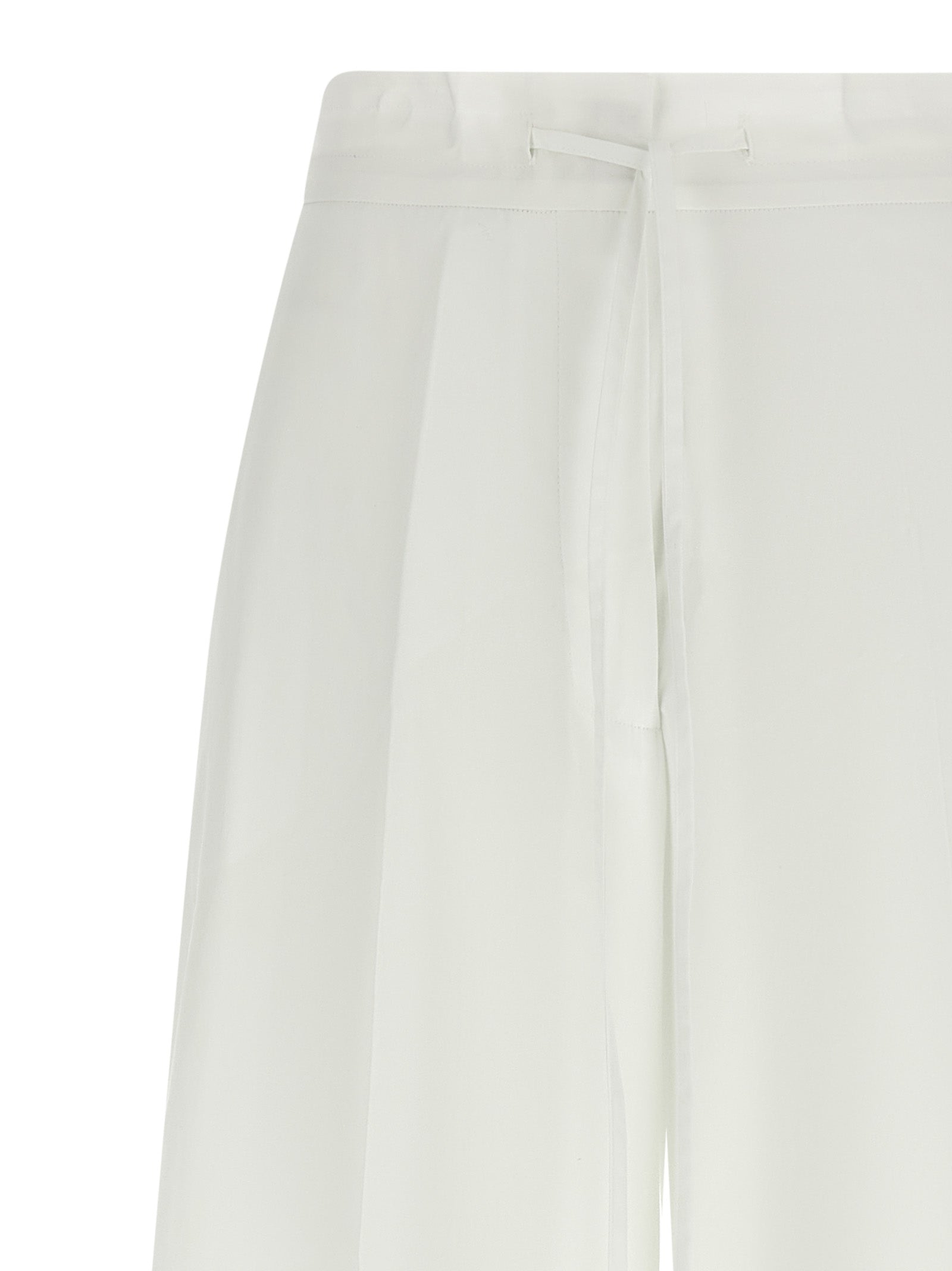P.A.R.O.S.H. Weiße Baumwollhose im Casual-Look