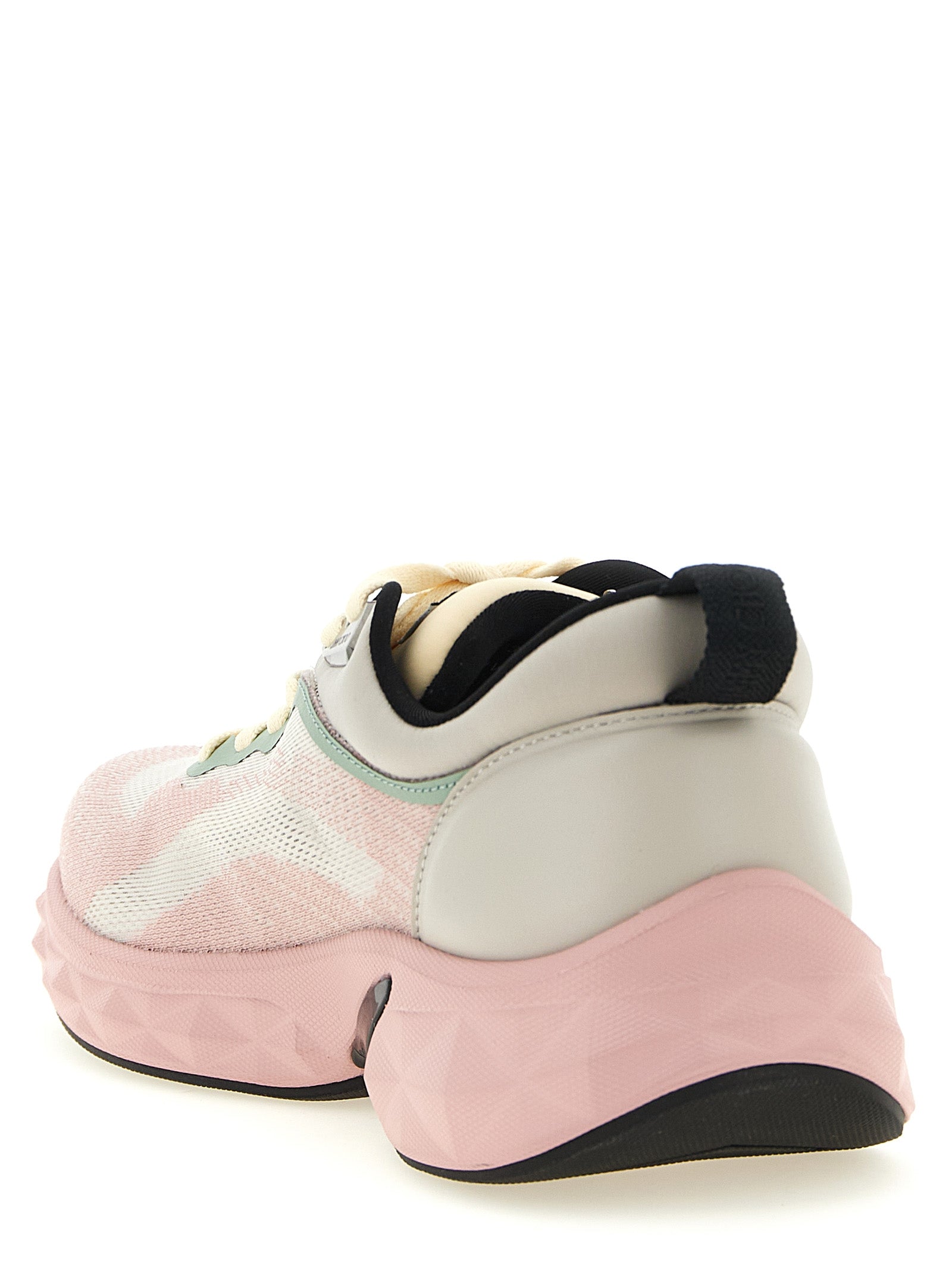 Jimmy Choo Mehrfarbige Tencel-Sneaker im Athletic-Look