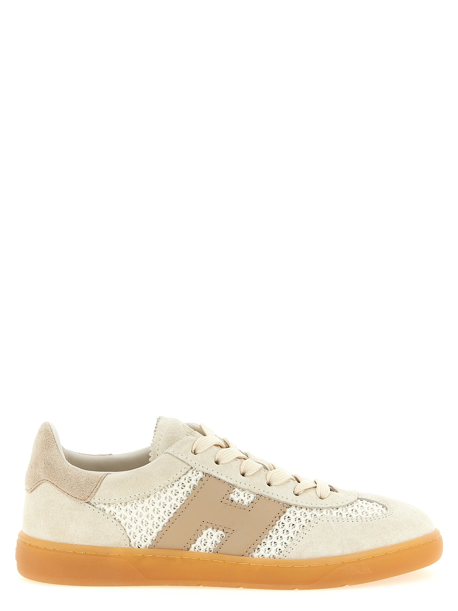 Hogan Beige Baumwoll Low-Top-Sneaker