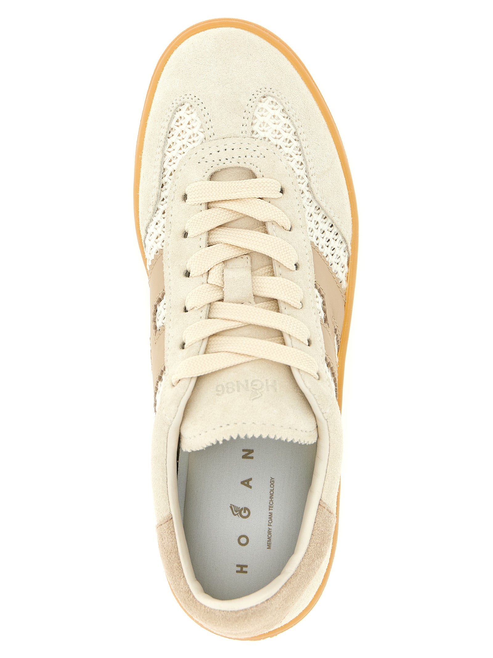 Hogan Beige Baumwoll Low-Top-Sneaker