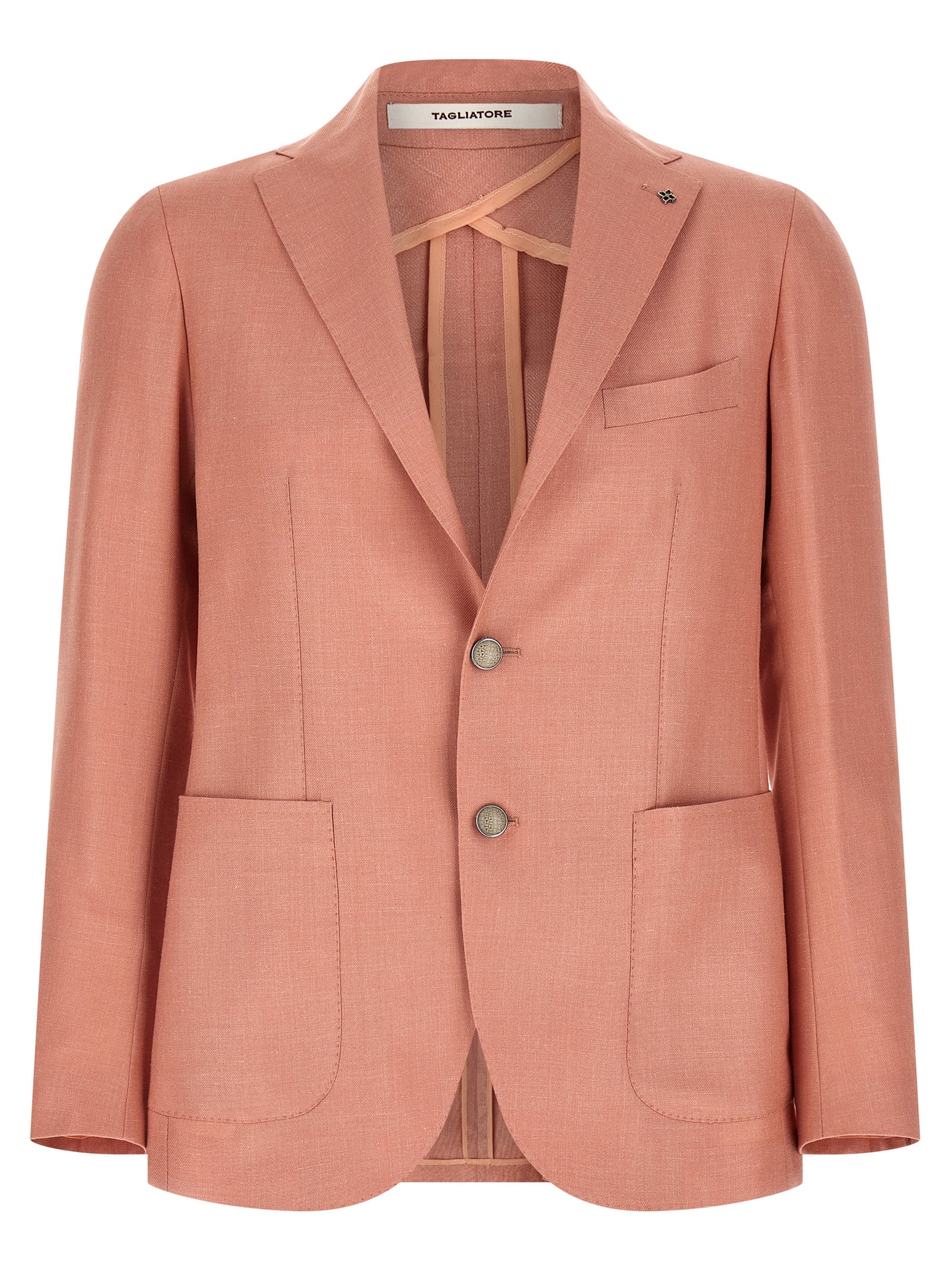 Tagliatore Mehrfarbiger Blazer aus reiner Schurwolle