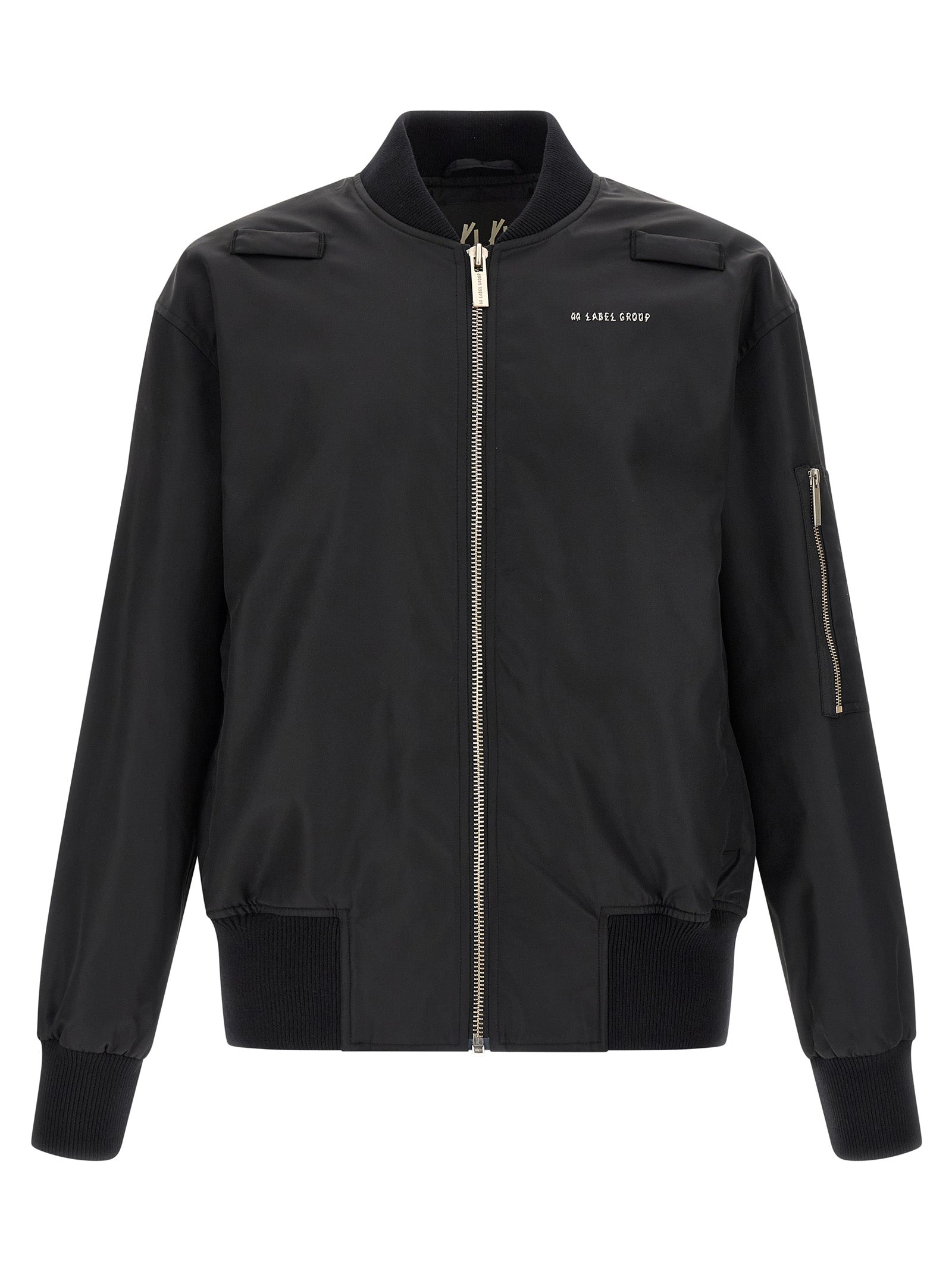 44 Label Group Schwarzer Bomber aus Polyamid