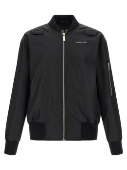 44 Label Group Schwarzer Bomber aus Polyamid