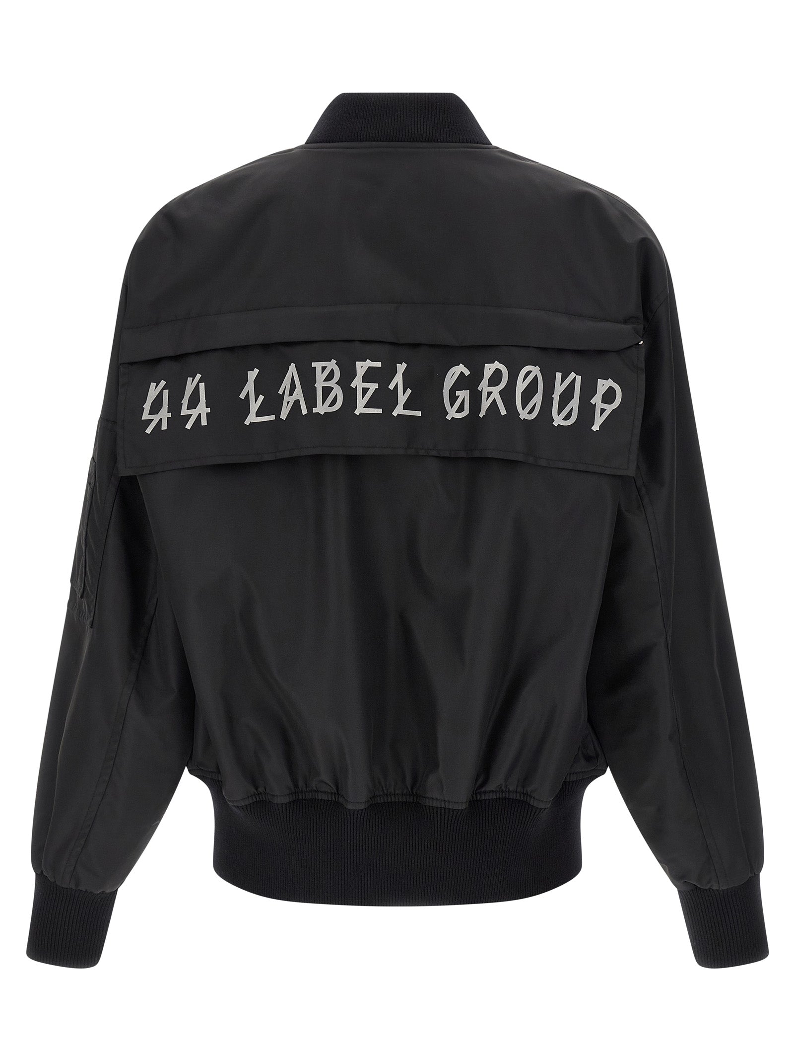 44 Label Group Schwarzer Bomber aus Polyamid