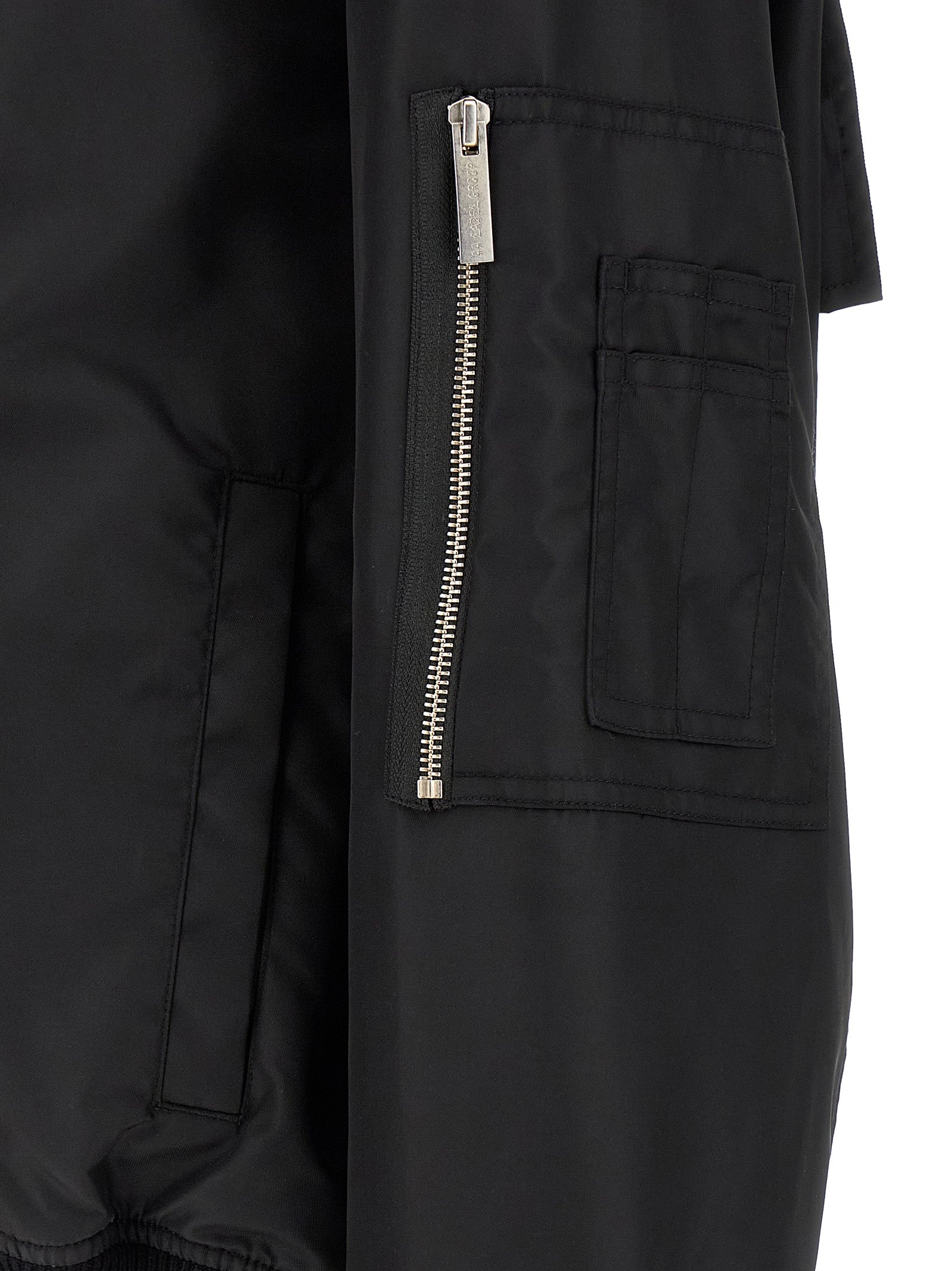 44 Label Group Schwarzer Bomber aus Polyamid
