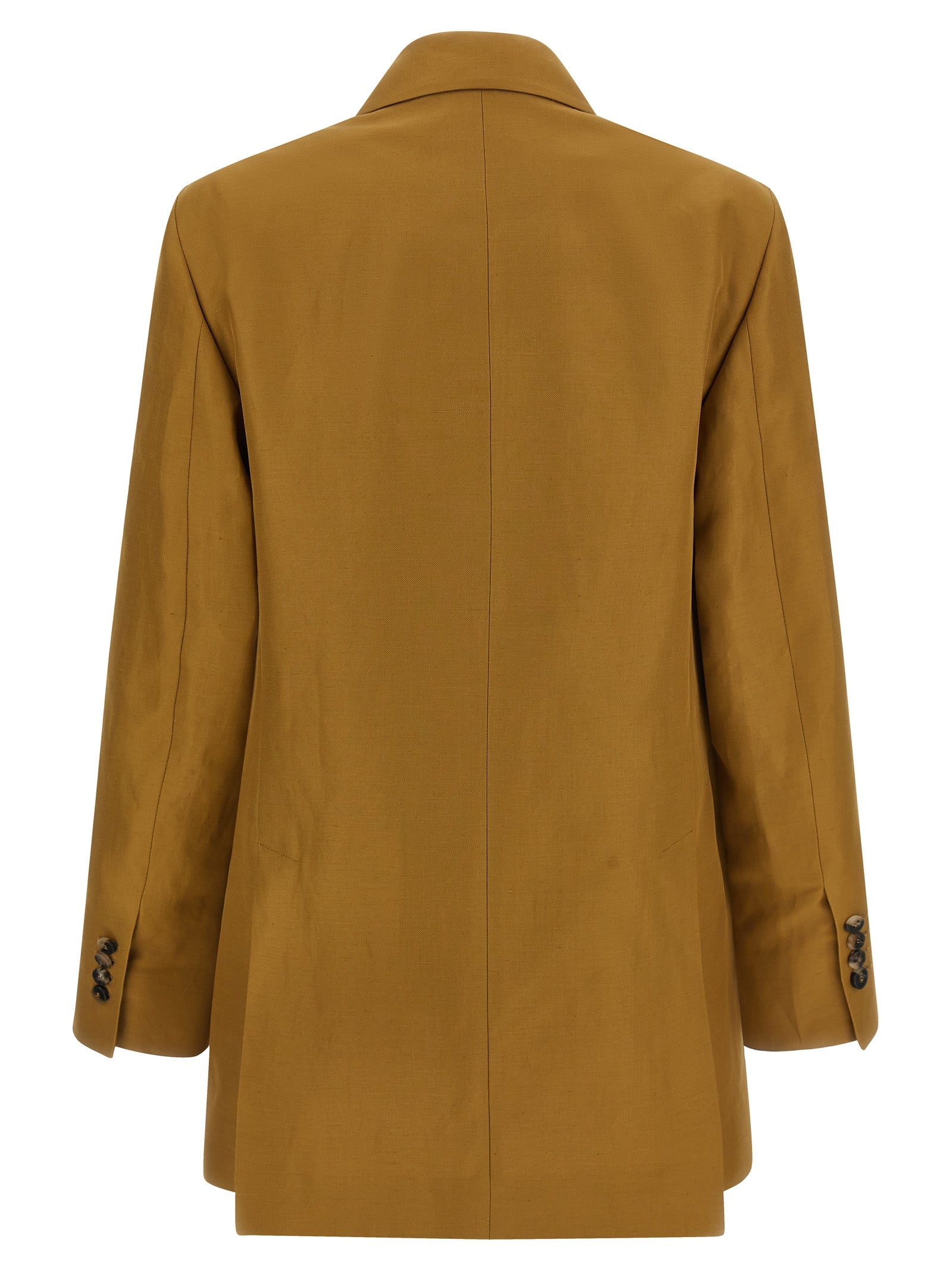 Alberto Biani Brauner Viskose-Blazer