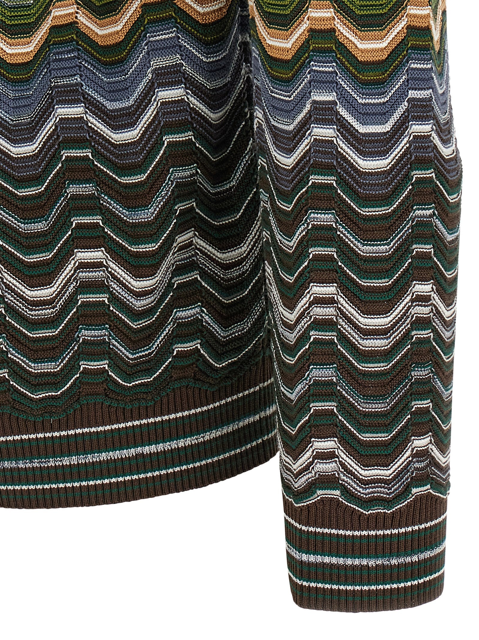 Missoni Mehrfarbige Baumwollstrickjacke