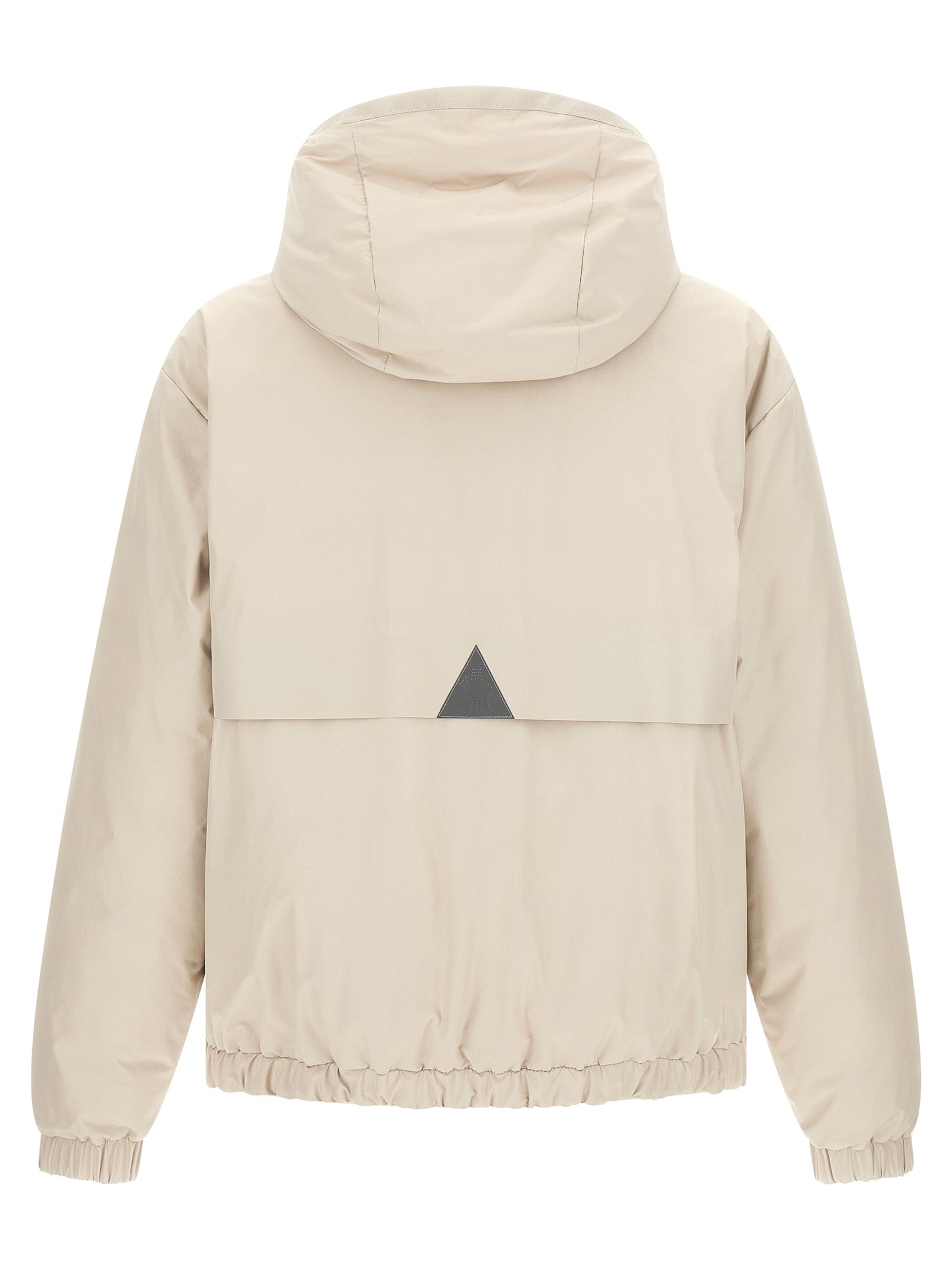 Moncler Grenoble Beige Polyamide Shell Jacke