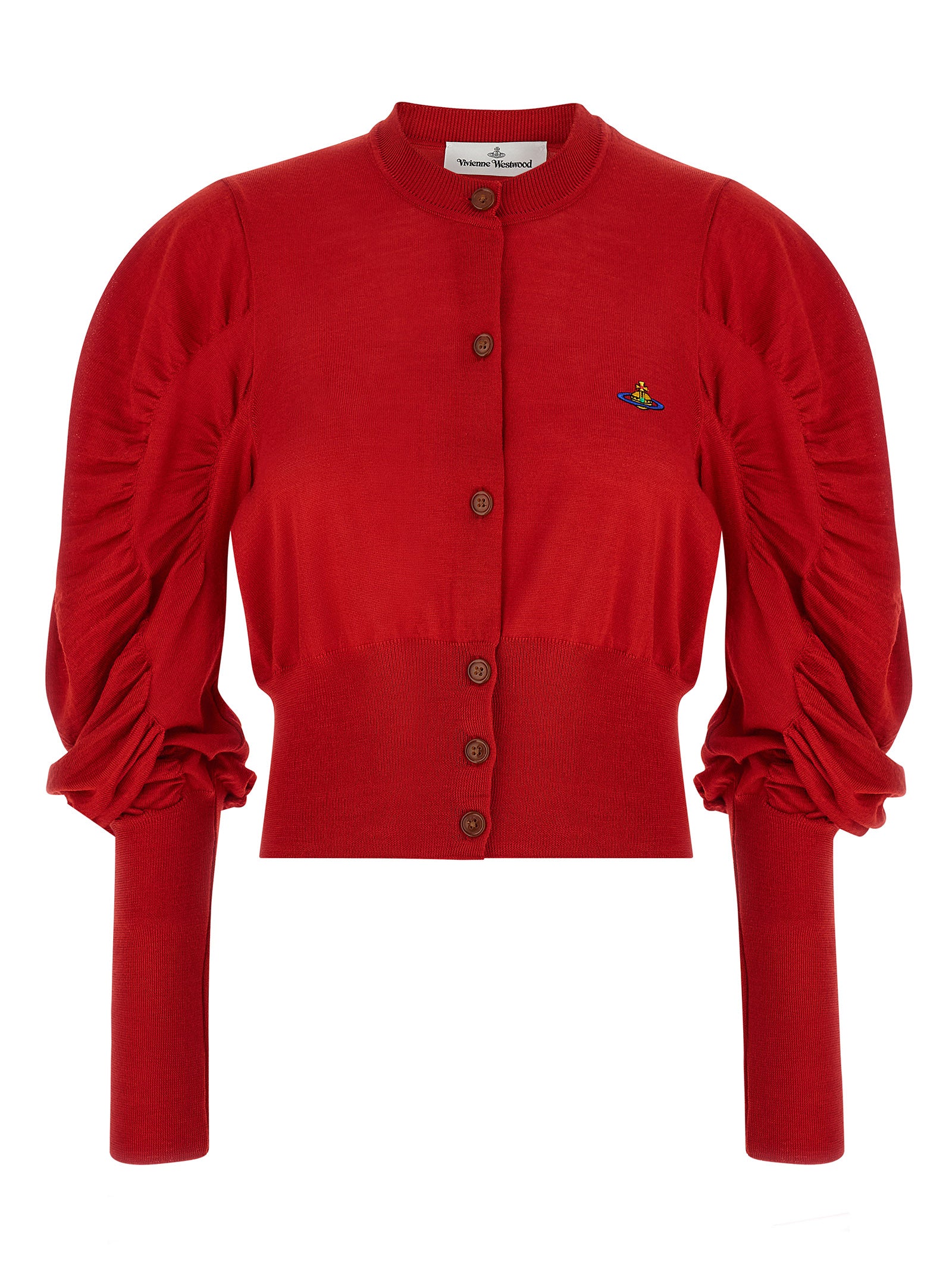 Vivienne Westwood Mehrfarbige Wollstrickjacke