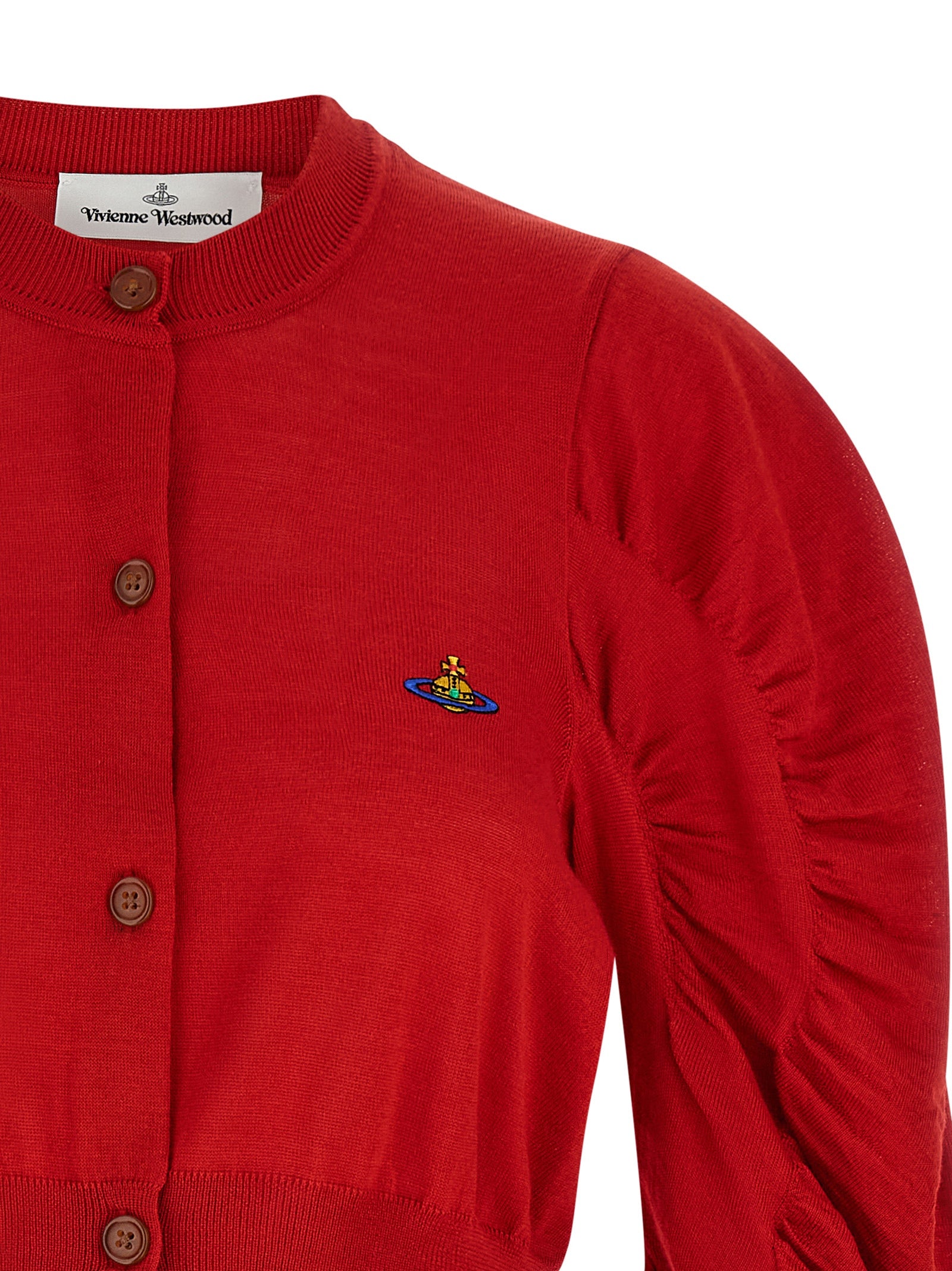 Vivienne Westwood Mehrfarbige Wollstrickjacke