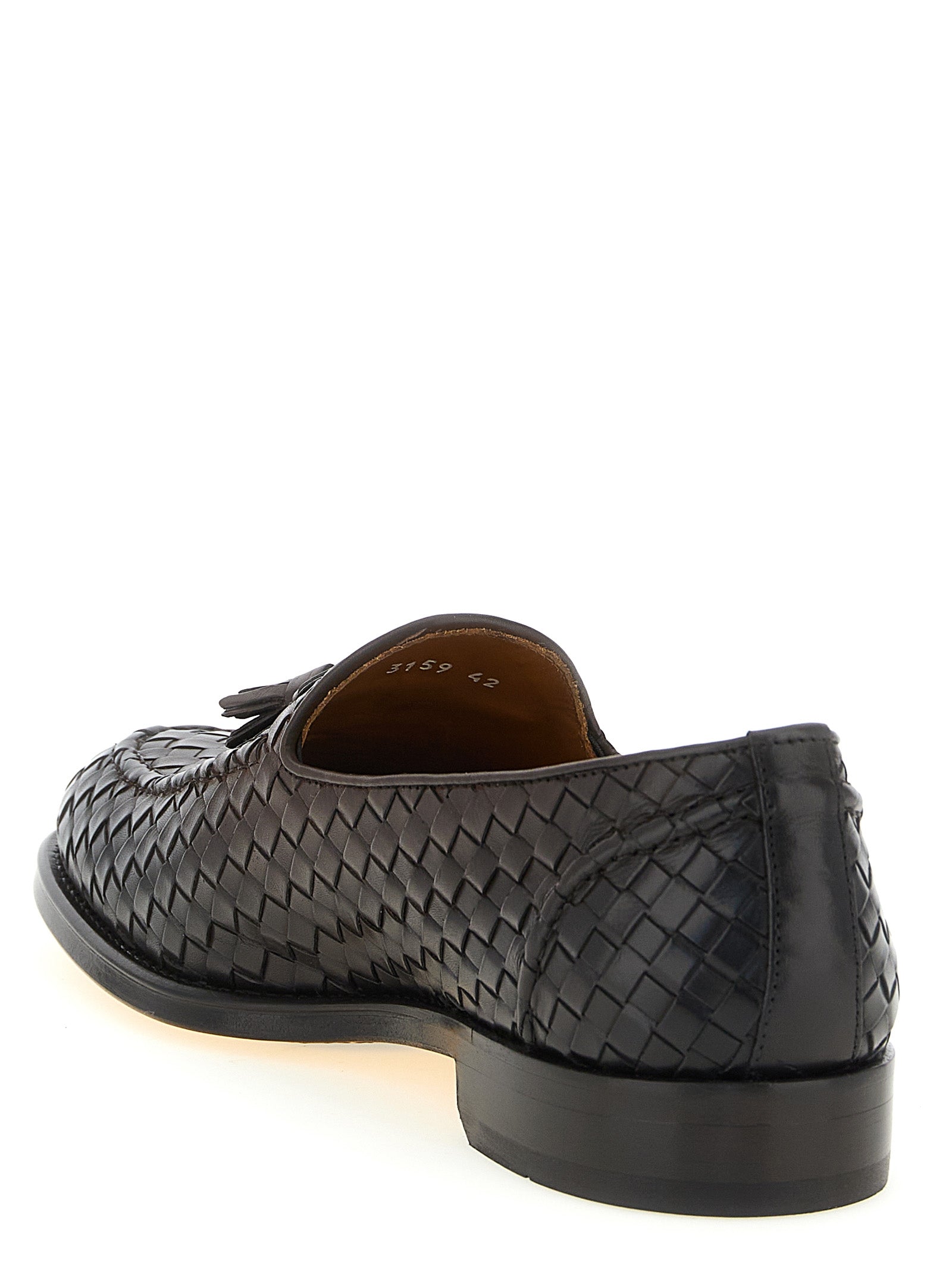 Doucal's Braune Kalbsleder-Slipper