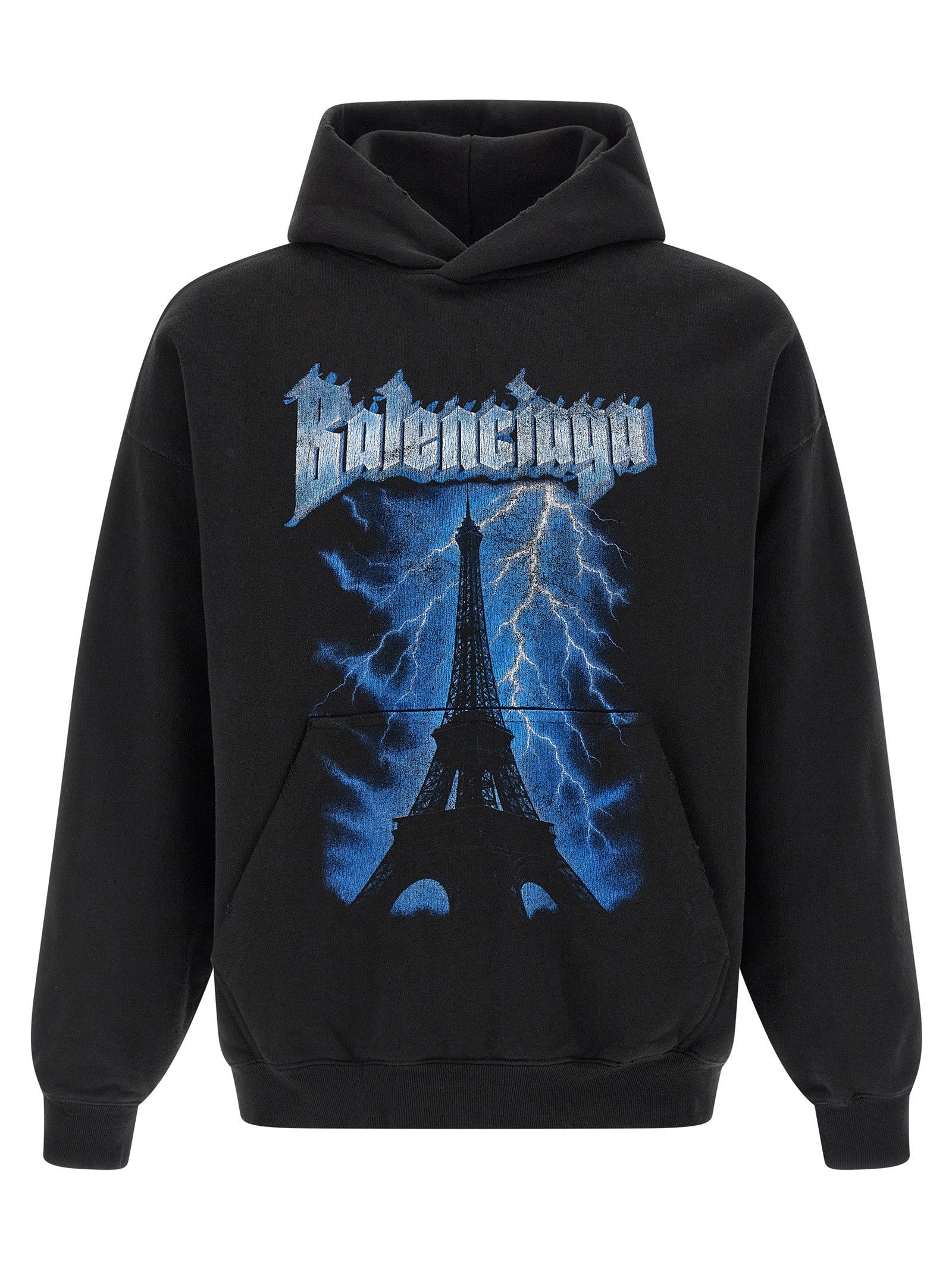 Balenciaga Schwarzer Baumwoll-Sweatshirt