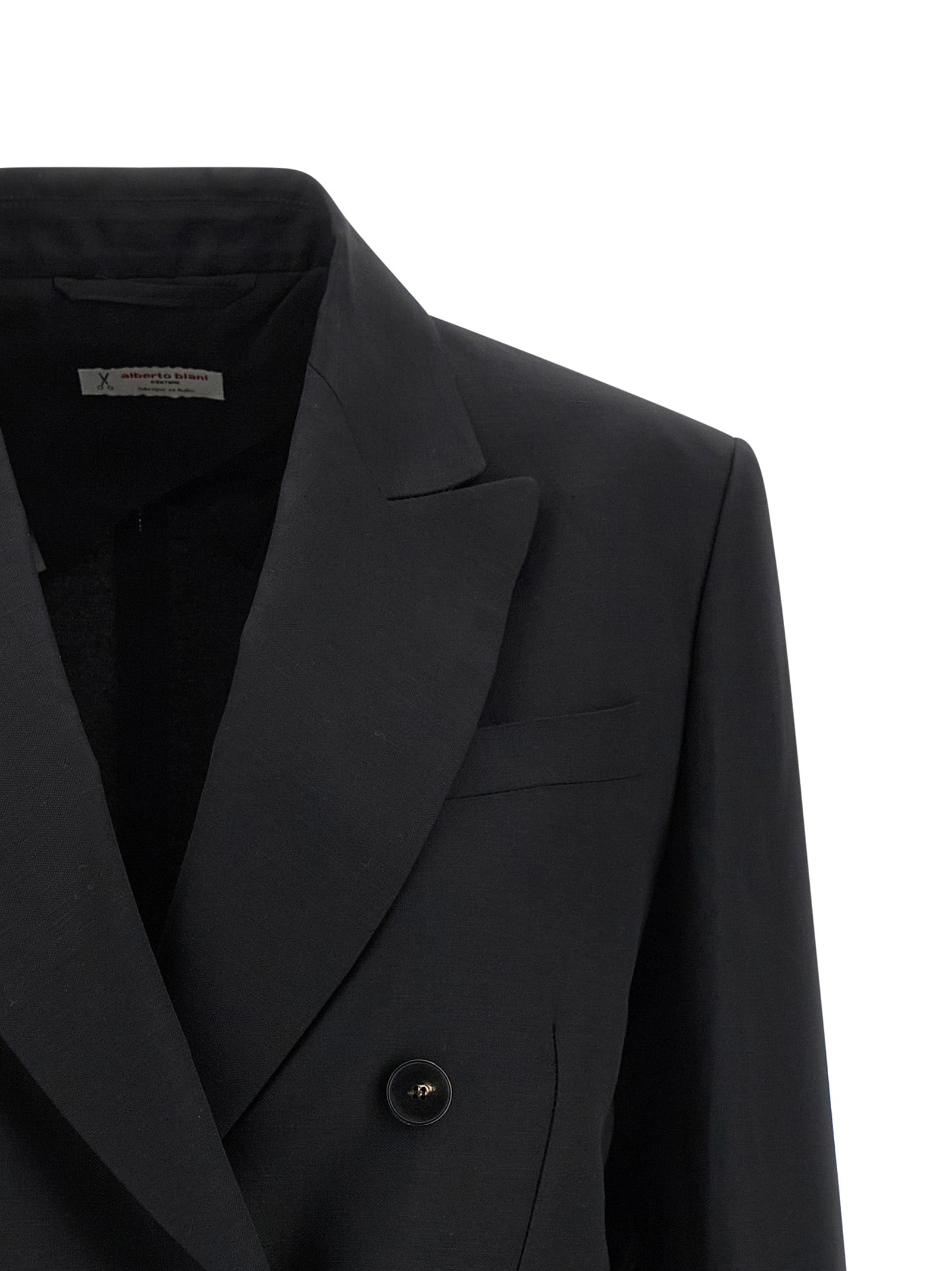 Alberto Biani Schwarzer Blazer aus Viskose