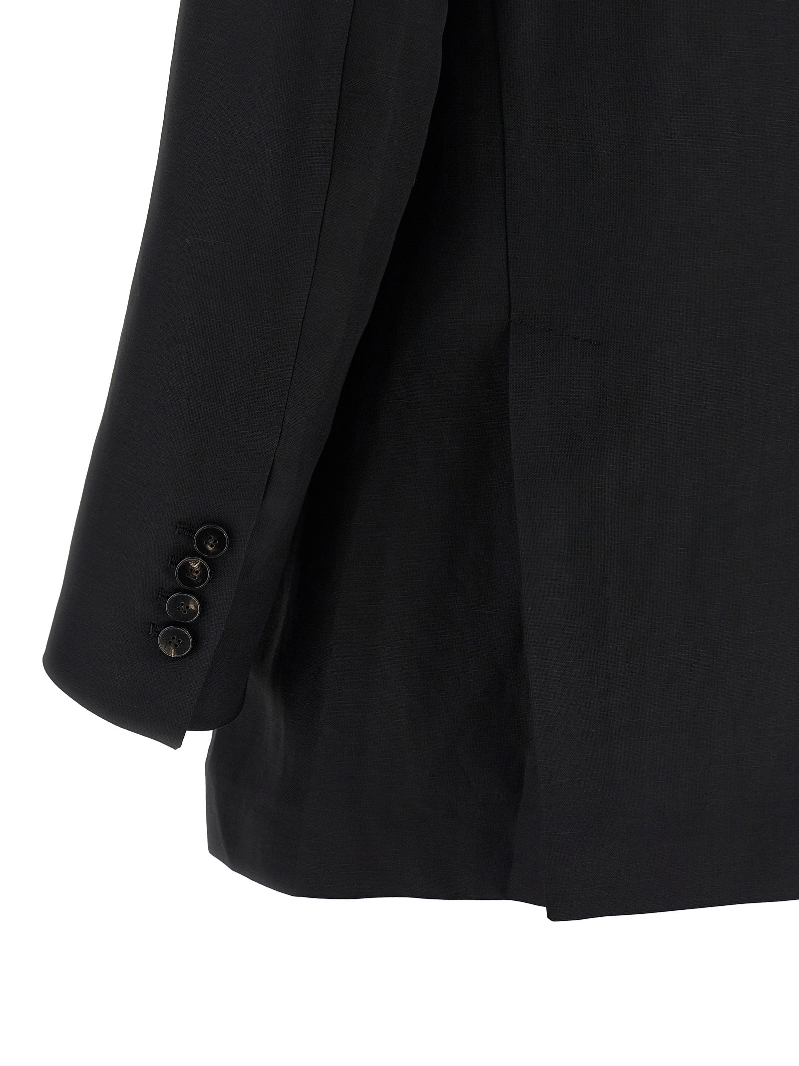 Alberto Biani Schwarzer Blazer aus Viskose