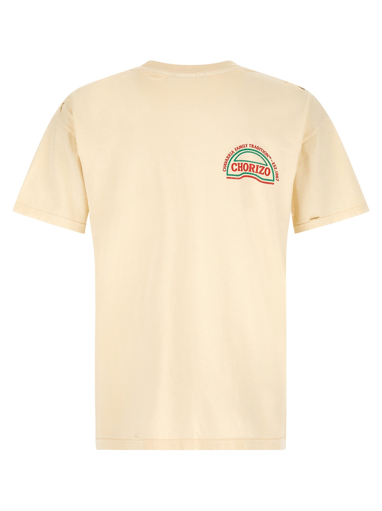 WILLY CHAVARRIA Beiges Baumwoll-T-Shirt