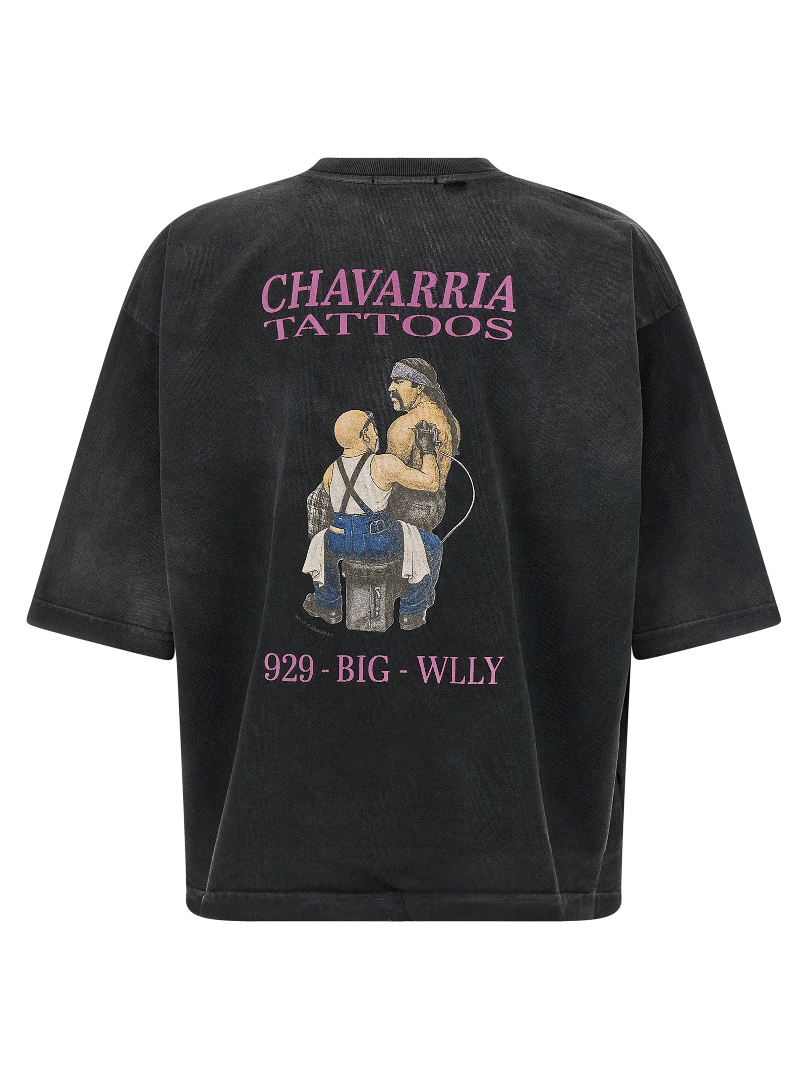 WILLY CHAVARRIA Schwarzes Baumwoll-T-Shirt