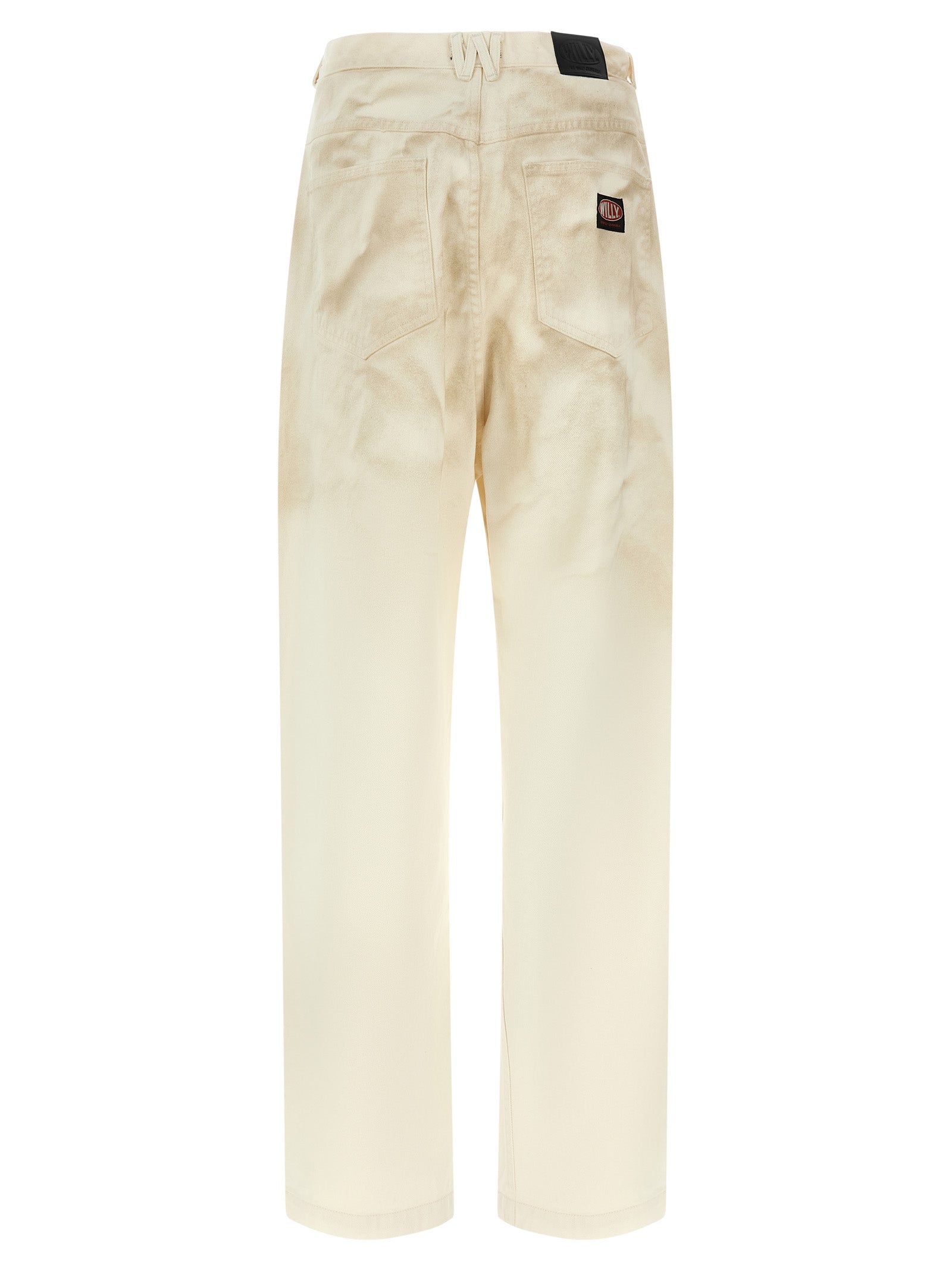 WILLY CHAVARRIA Beige Baumwoll-Jeans mit schmal zulaufendem Bein