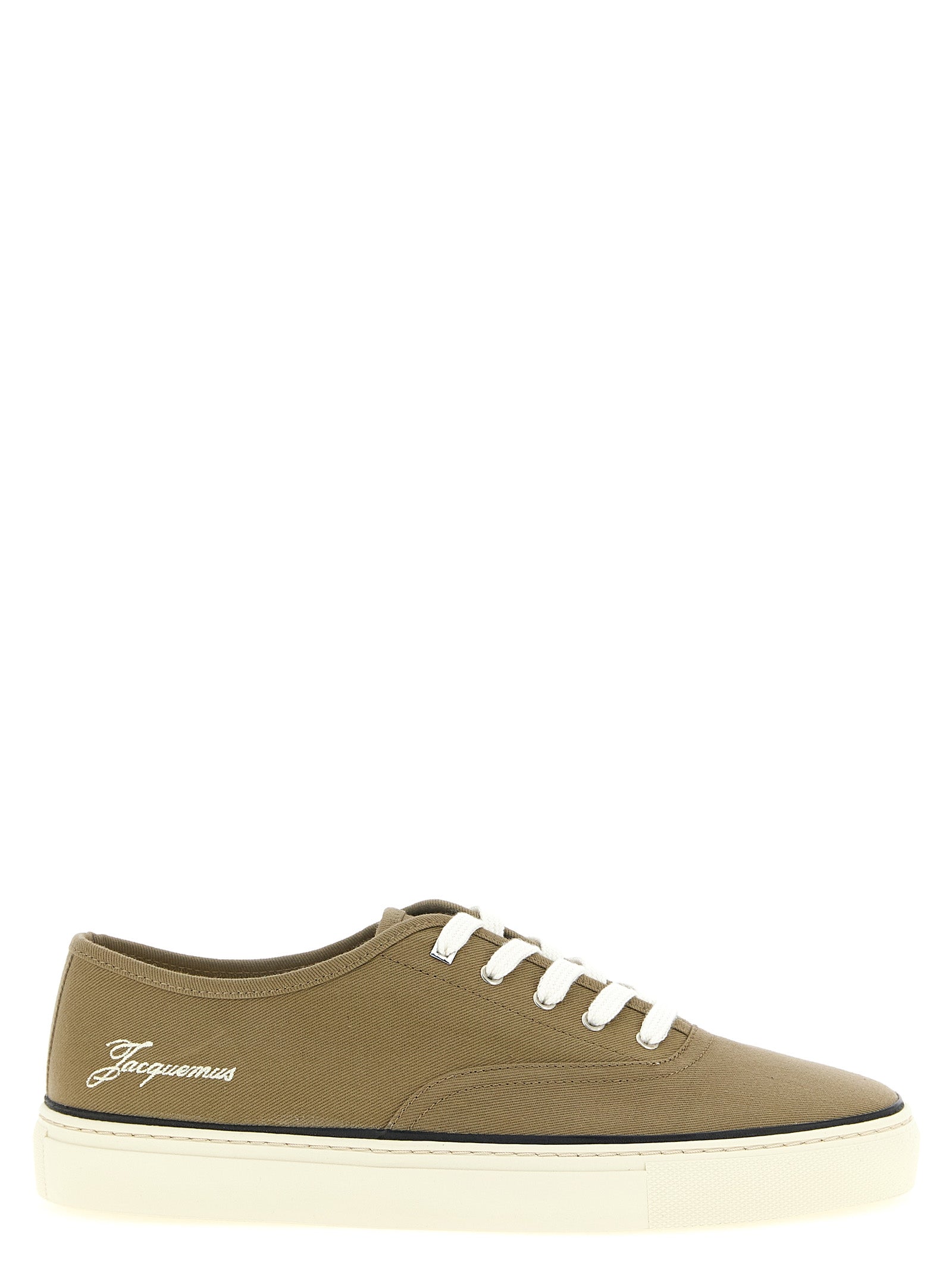 Jacquemus Zweifarbige Low-Top-Sneaker aus Baumwolle