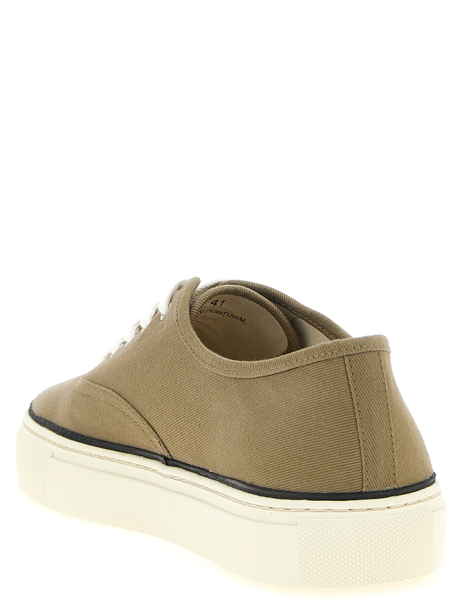 Jacquemus Zweifarbige Low-Top-Sneaker aus Baumwolle