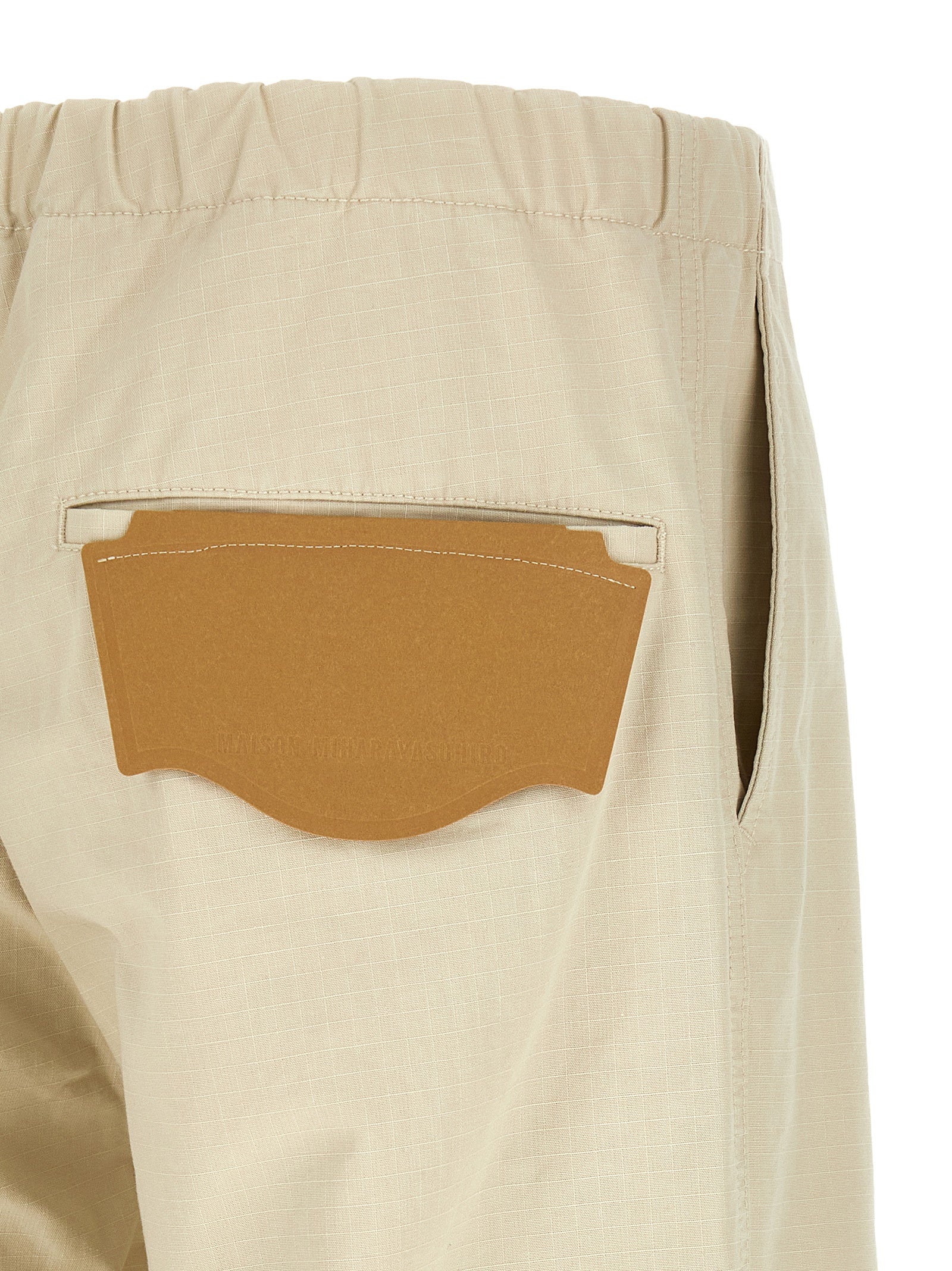 Maison Mihara Yasuhiro Beige Baumwoll-Sporthose