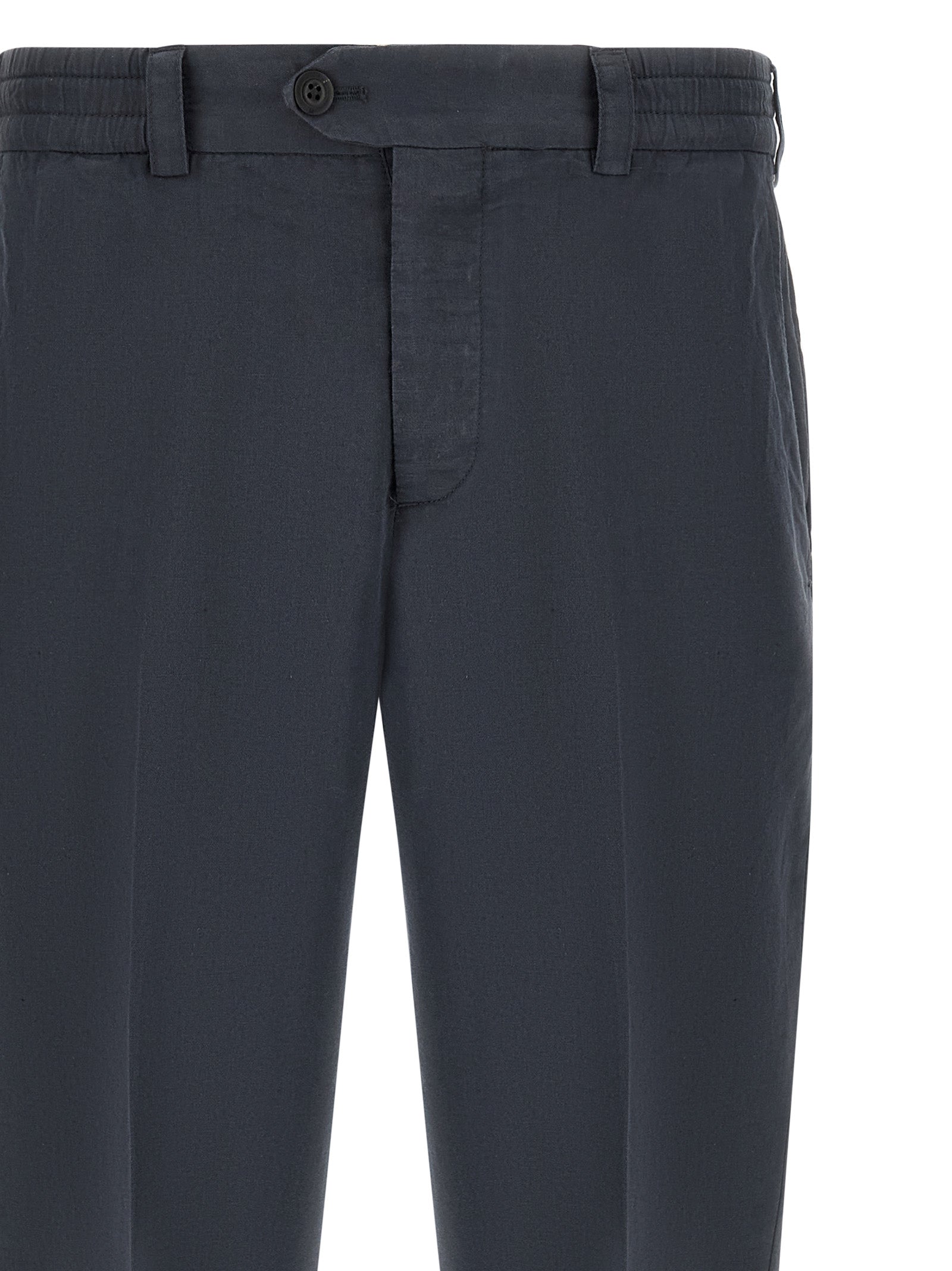 PT Torino Blaue Leinenhose
