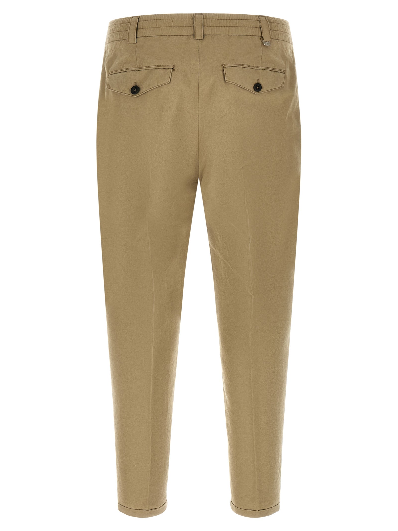 PT Torino Beige Leinen Freizeithose