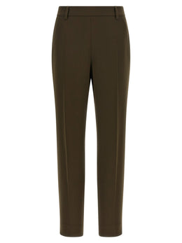 Alberto Biani Zweifarbige Triacetat-Freizeithose