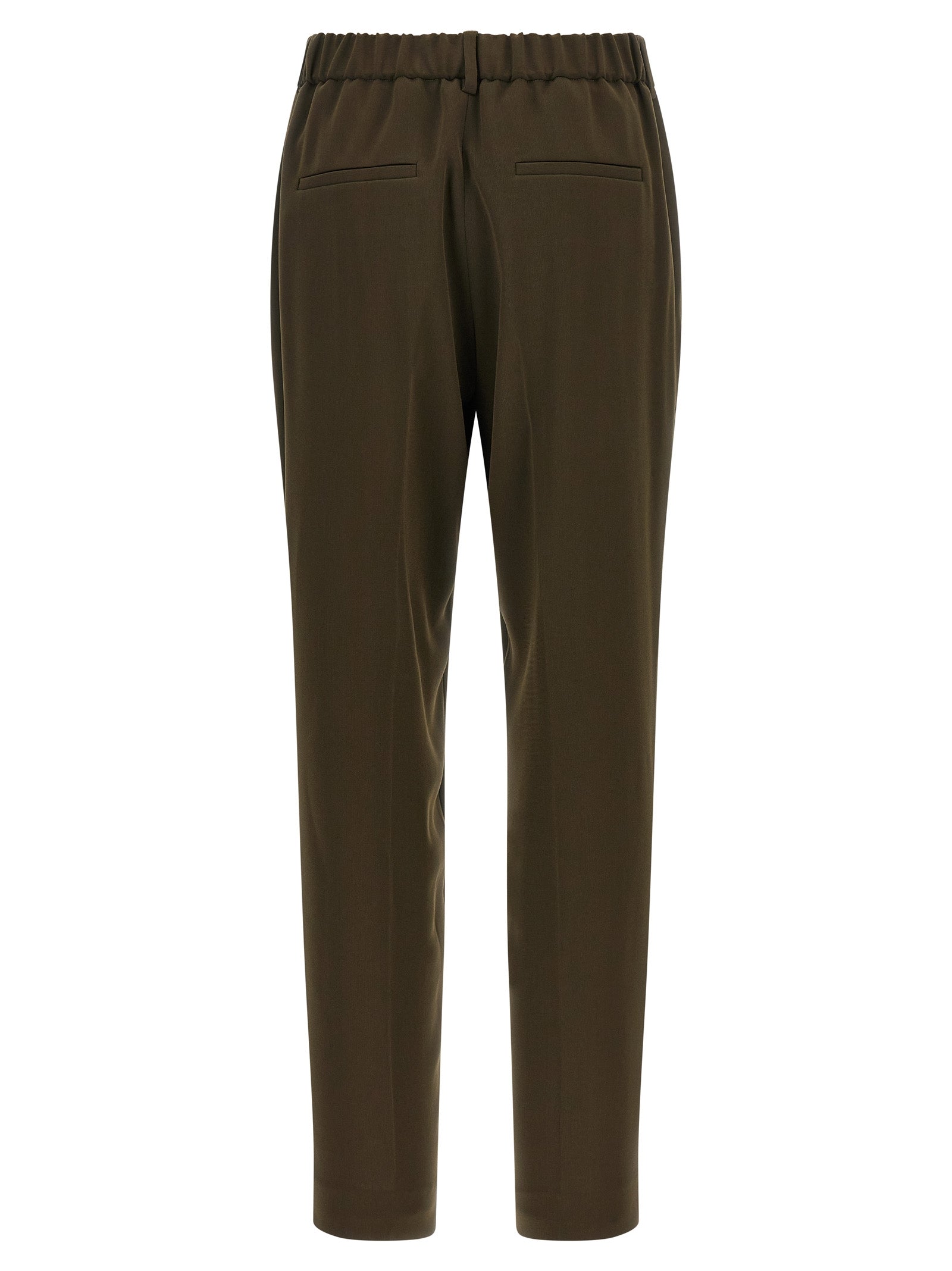 Alberto Biani Zweifarbige Triacetat-Freizeithose