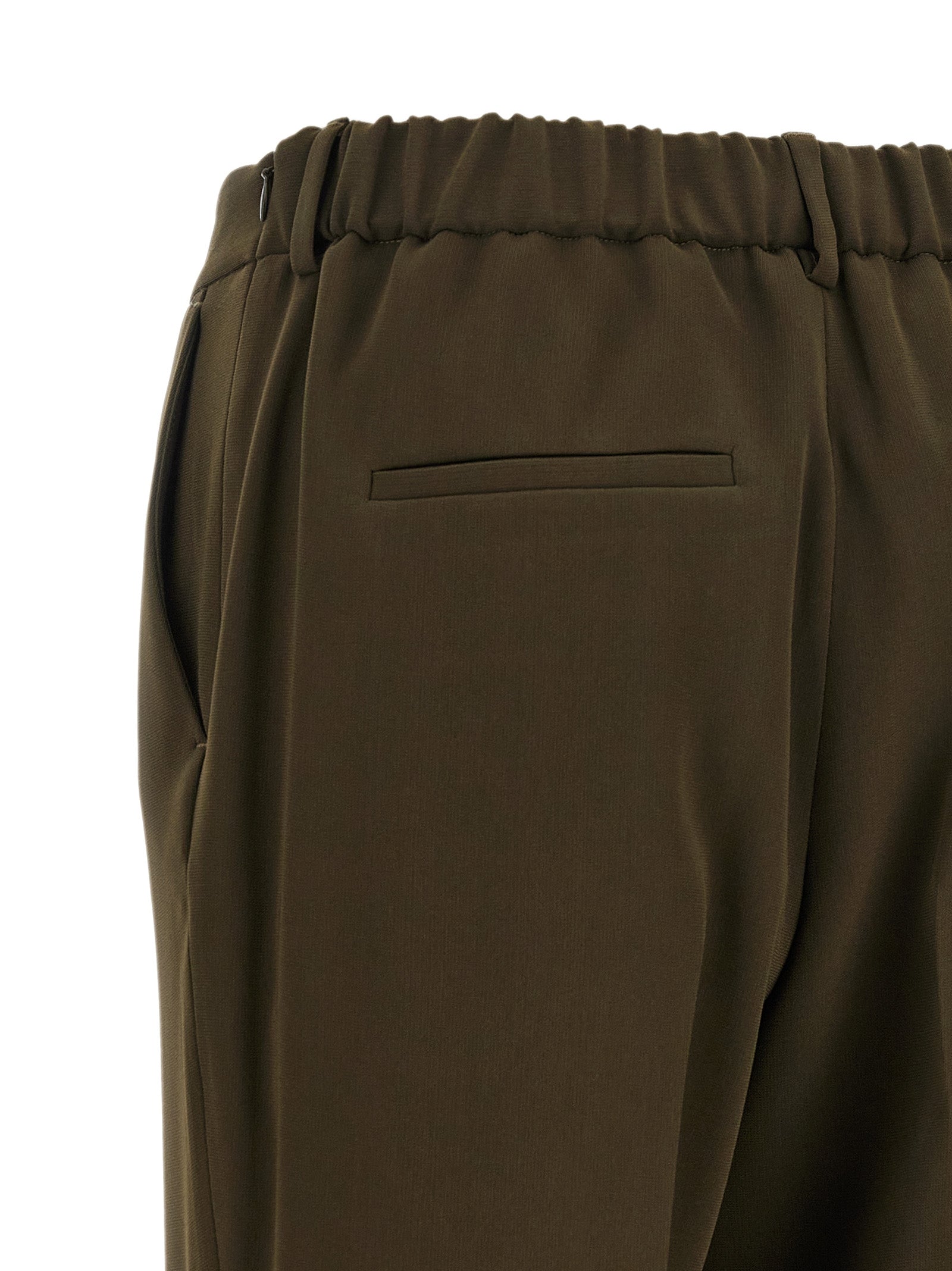 Alberto Biani Zweifarbige Triacetat-Freizeithose