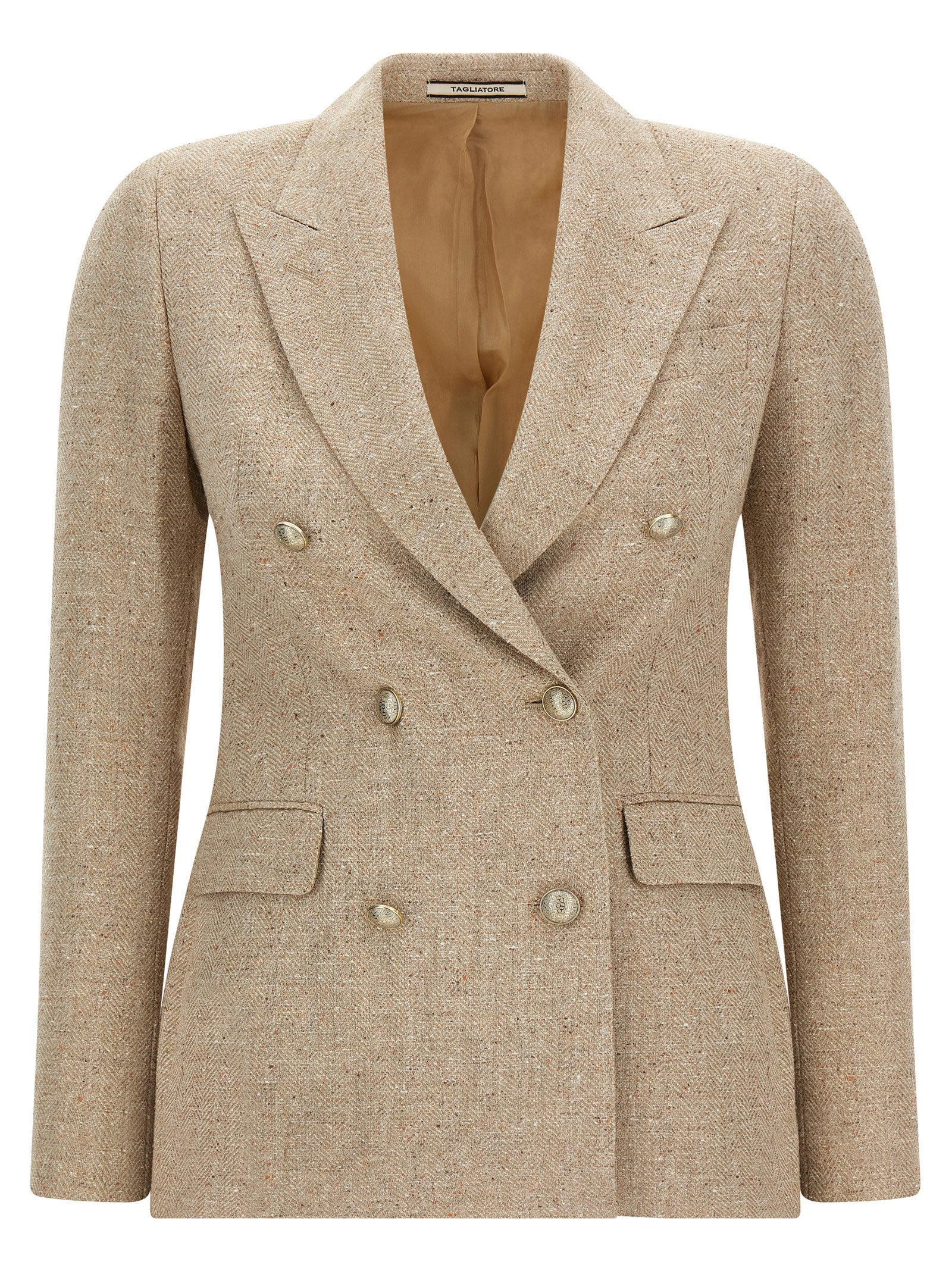 Tagliatore Beige Baumwollblazer