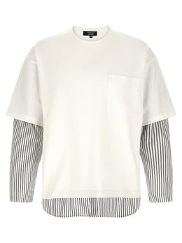 Comme Des Garçons Weißes Baumwoll-T-Shirt